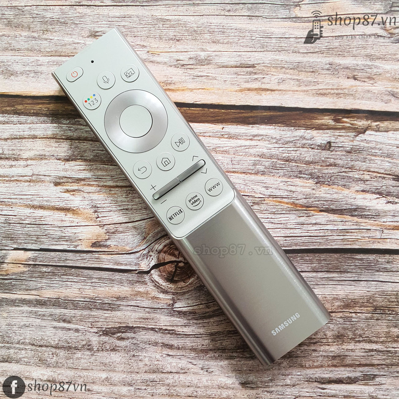 Điều khiển tv Samsung QLED giọng nói nhôm BN59-01346C