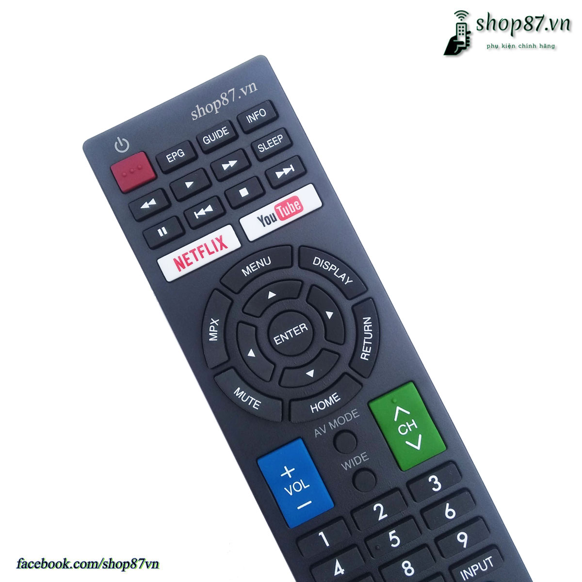 Điều khiển tv Sharp chính hãng mã GB234WJSA