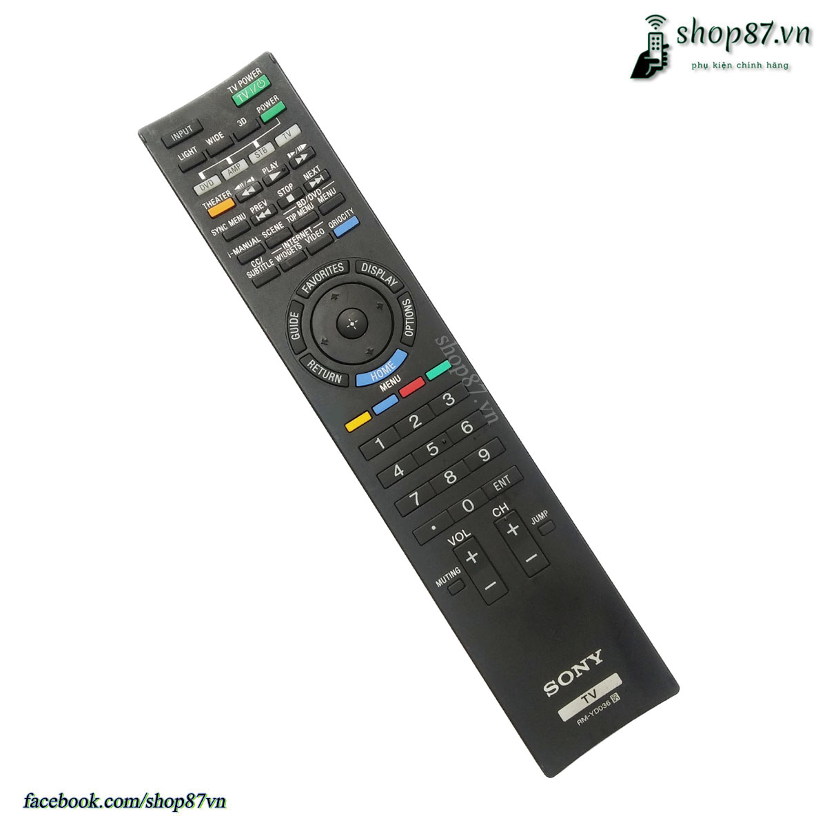 Remote điều khiển tv Sony RM-YD036 chính hãng