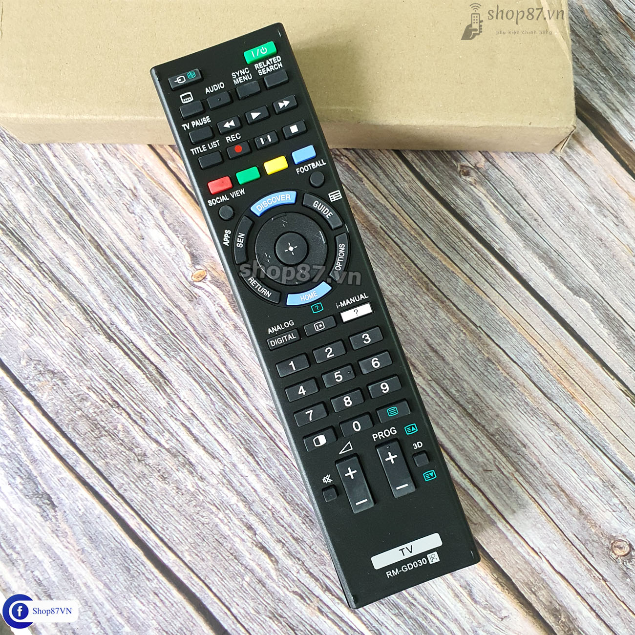 Điều khiển tv Sony thay thế RM-GD032