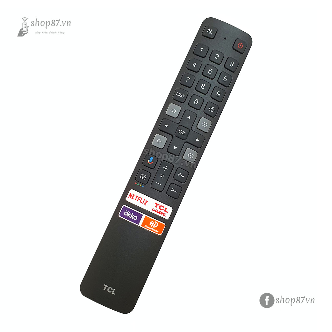 Điều khiển tv TCL chính hãng giọng nói Netflix RC901V FMRD