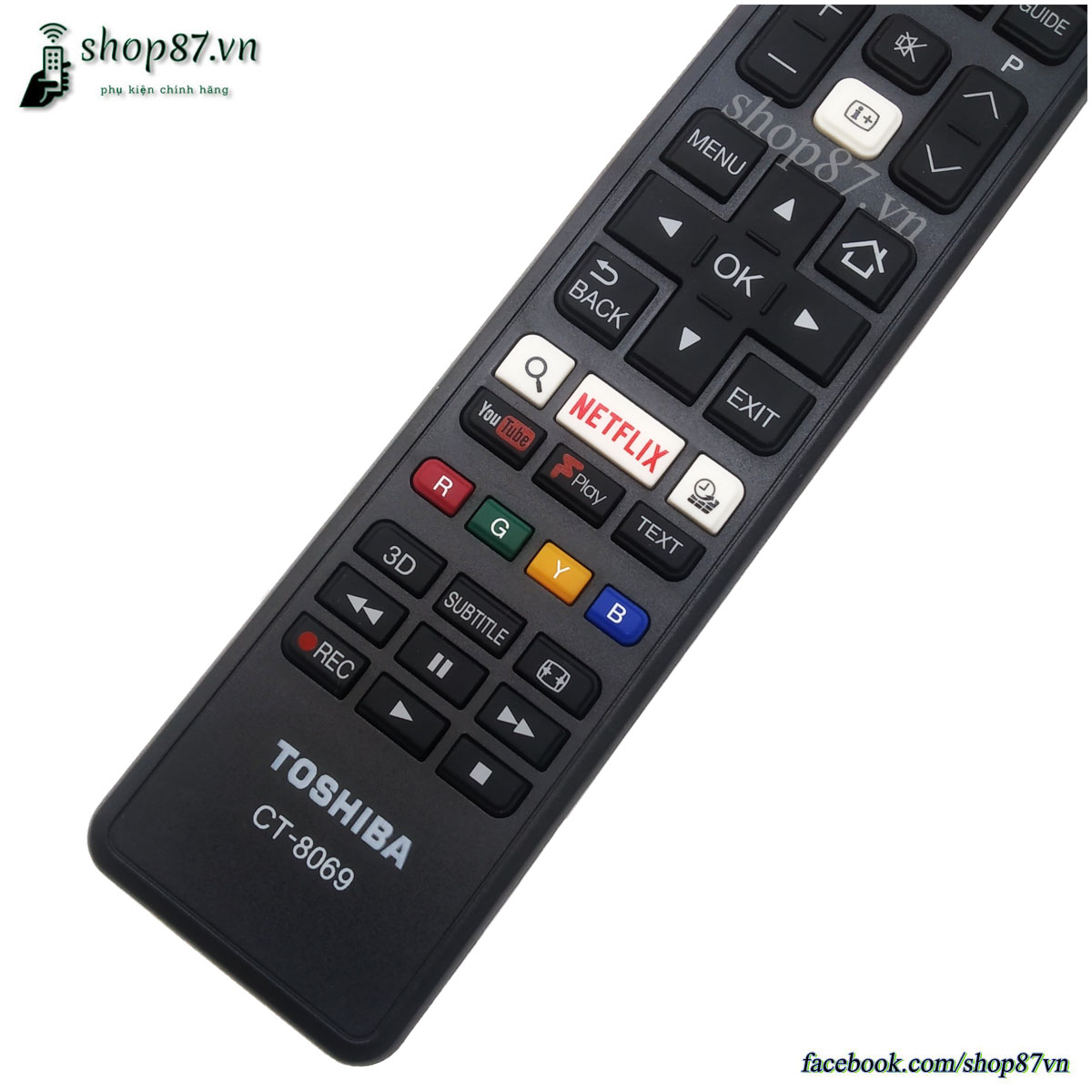 Điều khiển tivi Toshiba Smart CT-8069 chính hãng