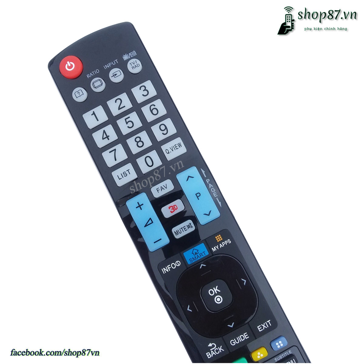 Remote điều khiển tv LG smart chính hãng dài
