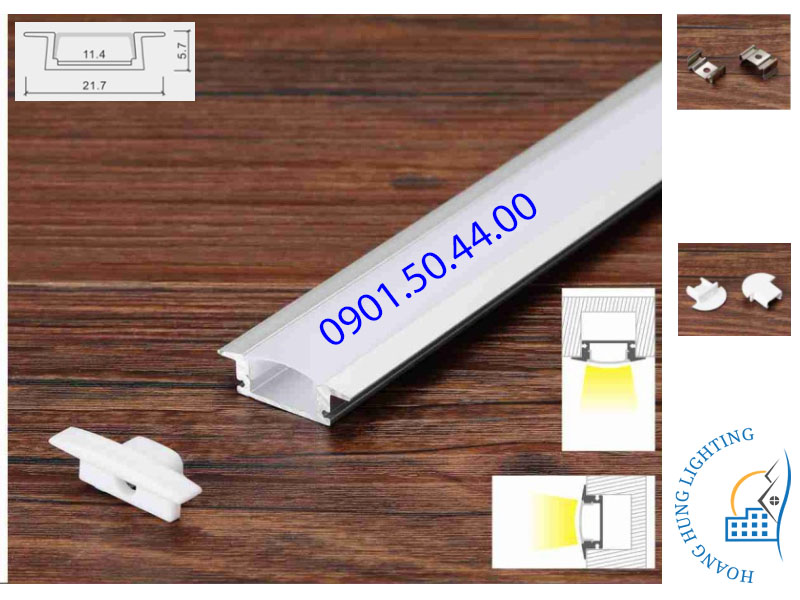 Đèn led thanh nhôm chữ u 618 Thủ đức, Quận 9 | Hoang Hung Lighting