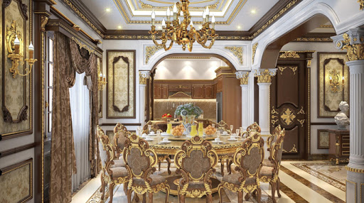 Nội thất mạ vàng
