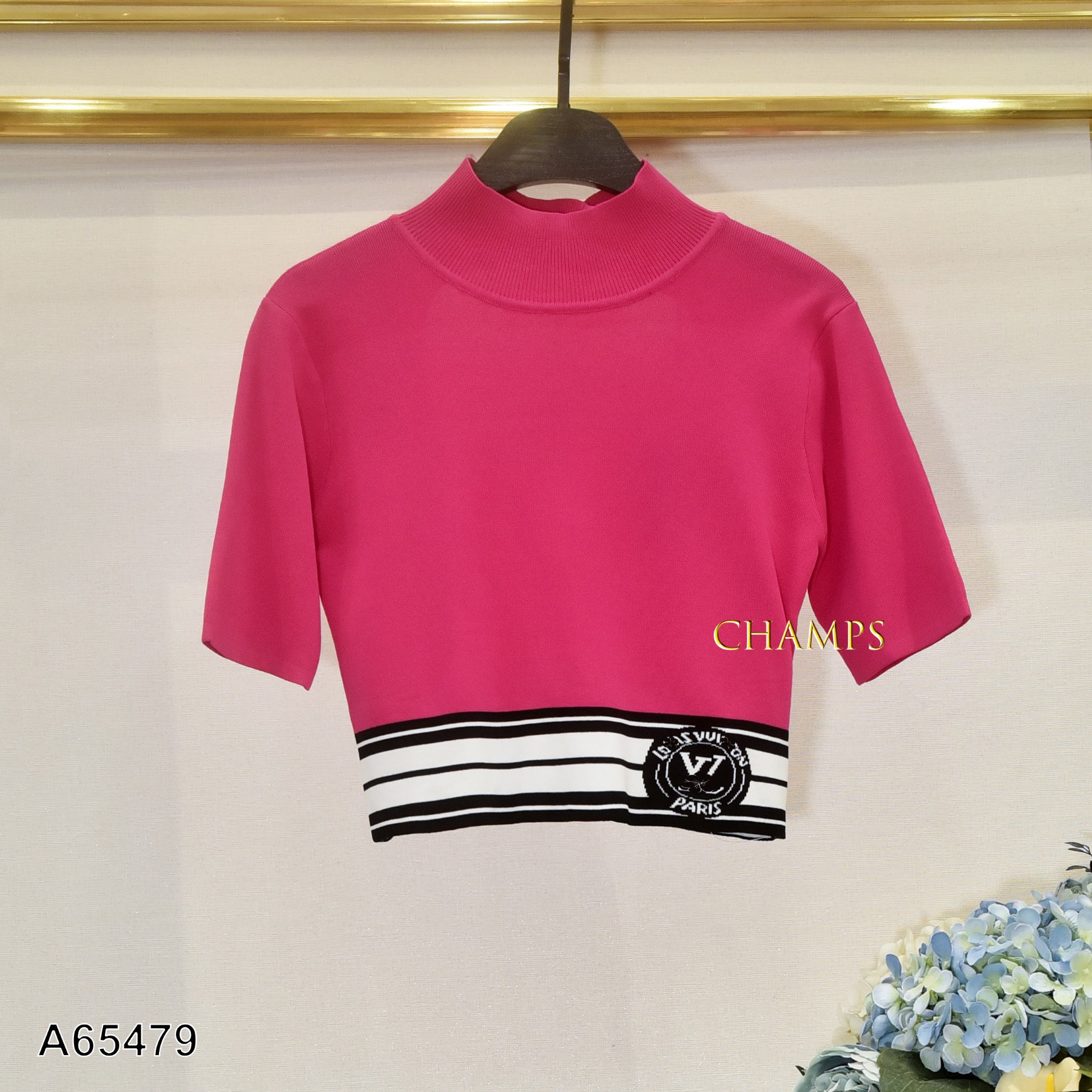 ÁO LEN HỒNG HỞ LƯNG LV 65479