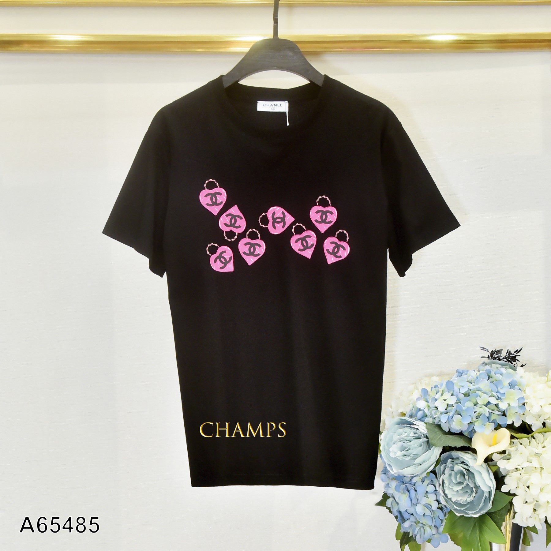 ÁO THUN ĐEN KHOÁC CHANLE 65485