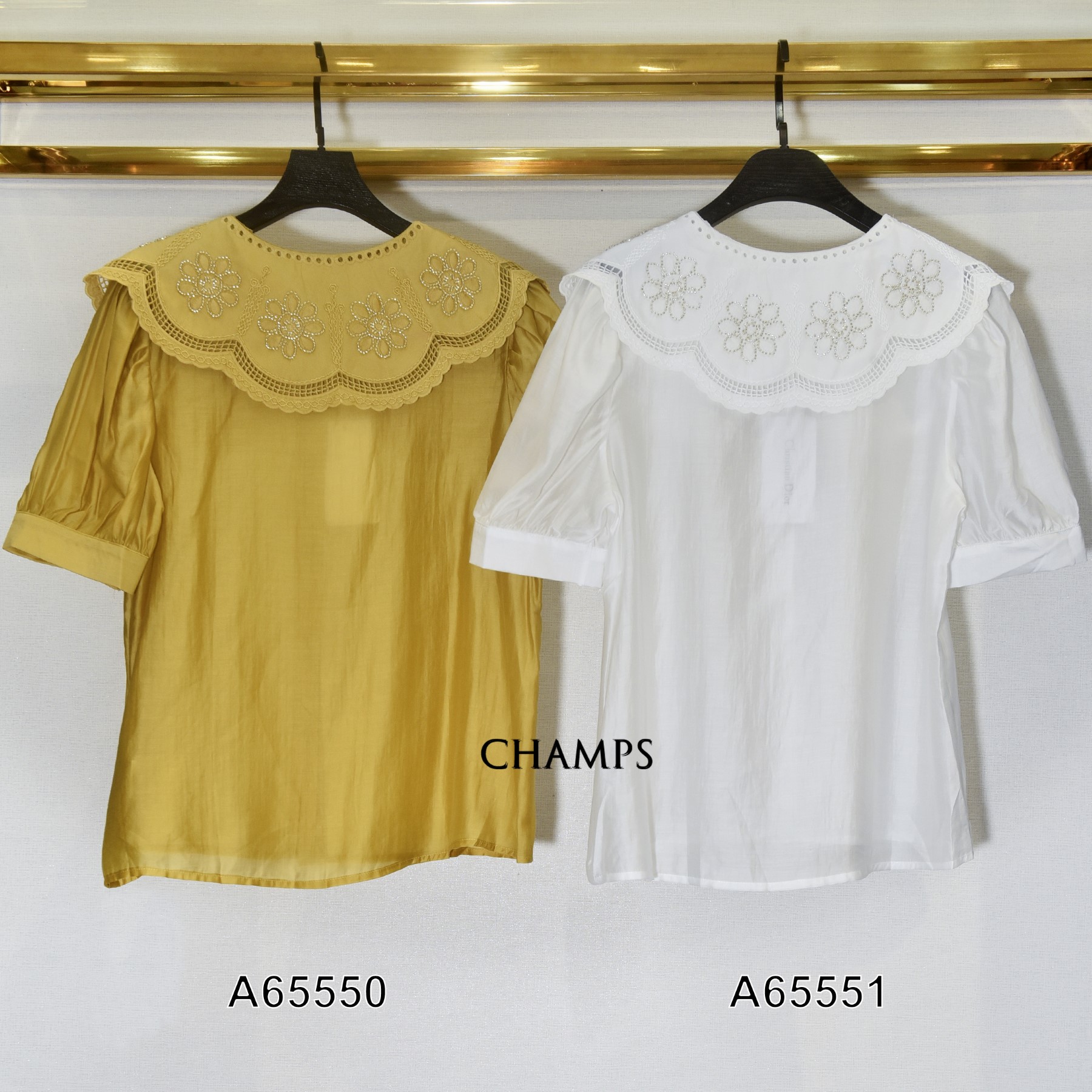 ÁO TƠ CỔ CƯỜM REN TRẮNG 65551