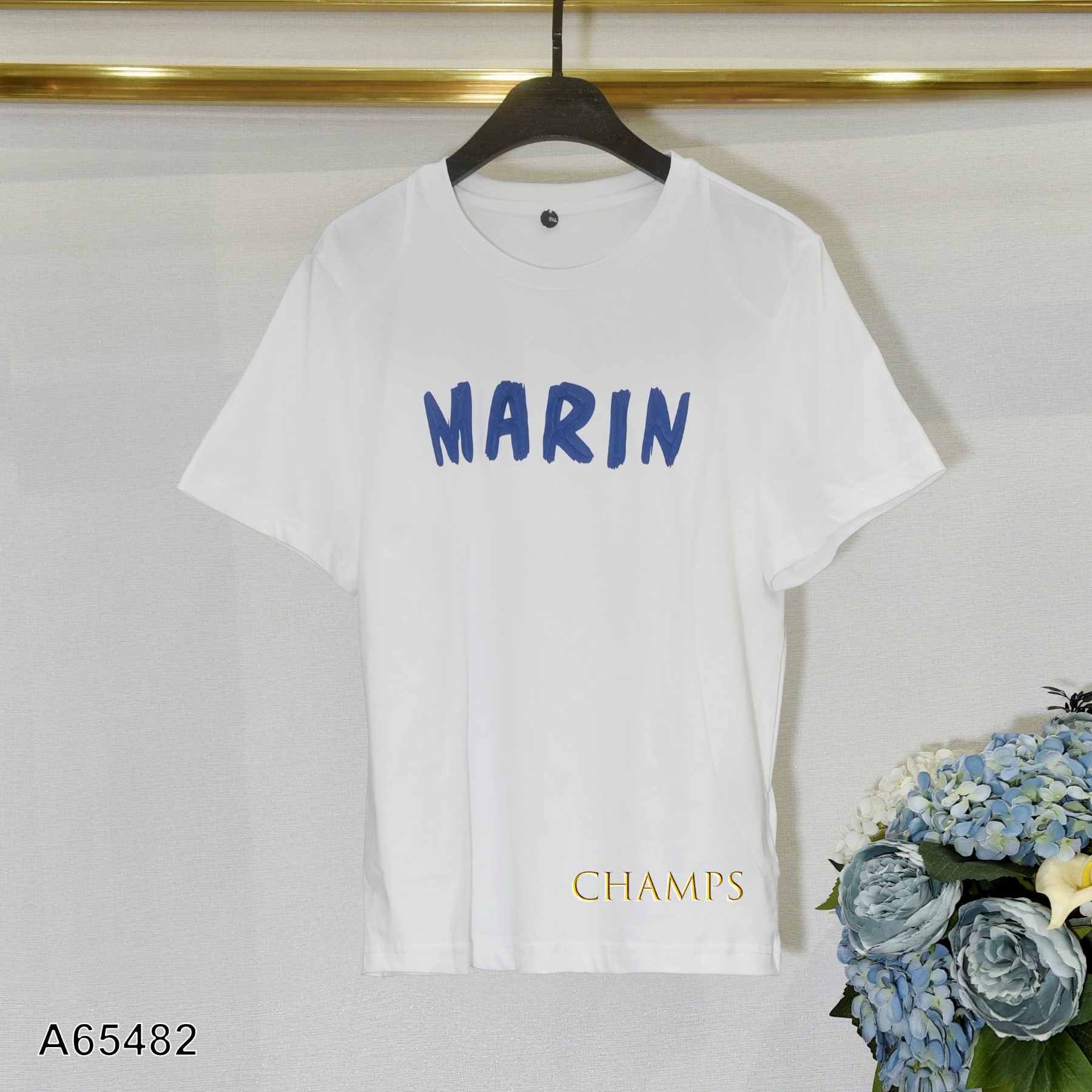 ÁO THUN TRẮNG MARIN CHỮ XANH 65482