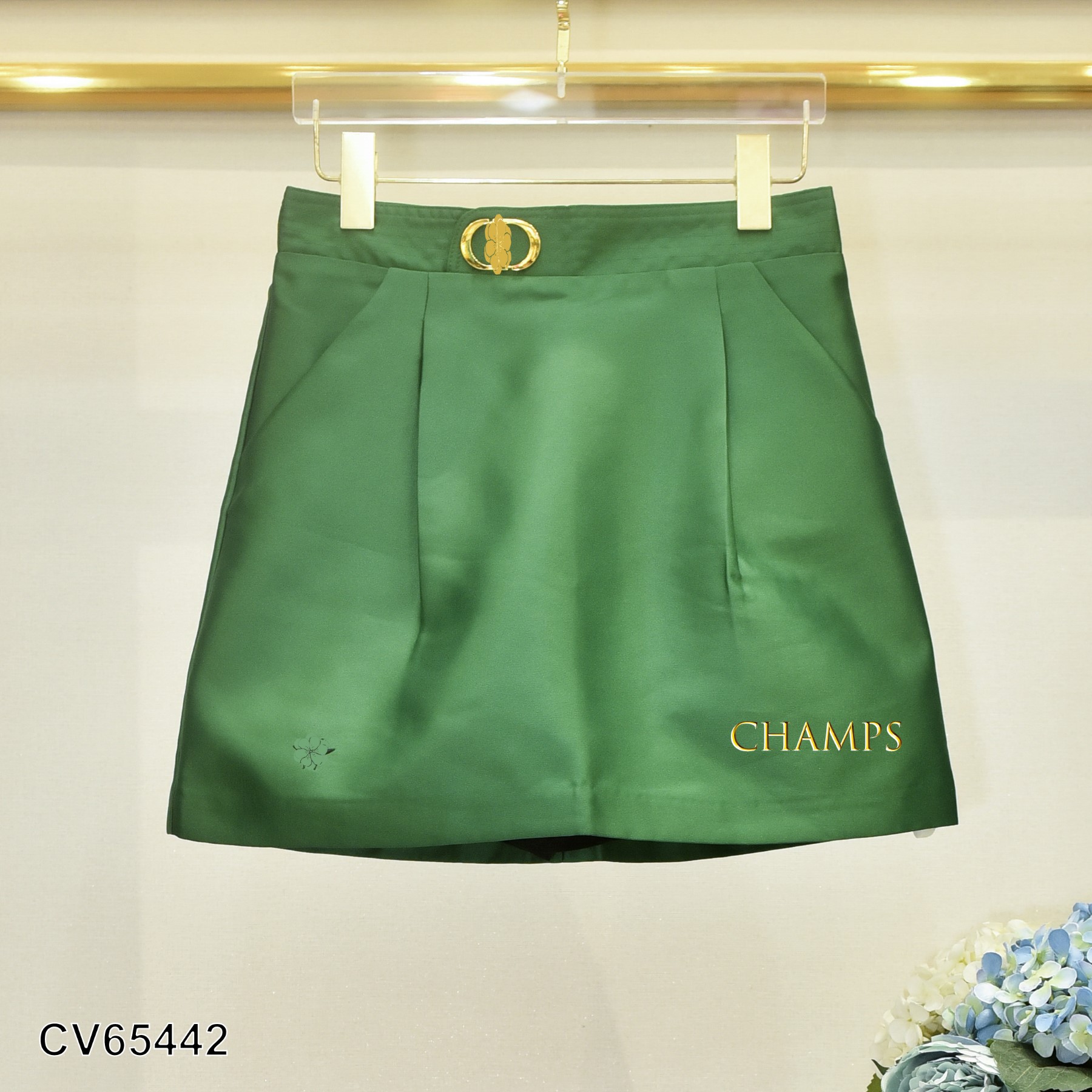 CHÂN VÁY XANH DIOR 65442