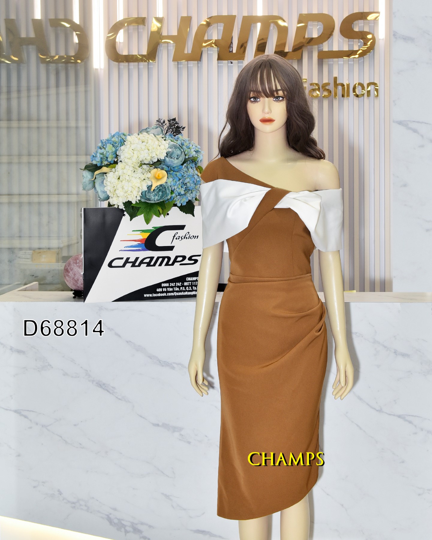 ĐẦM NÂU NƠ TRẮNG 68814