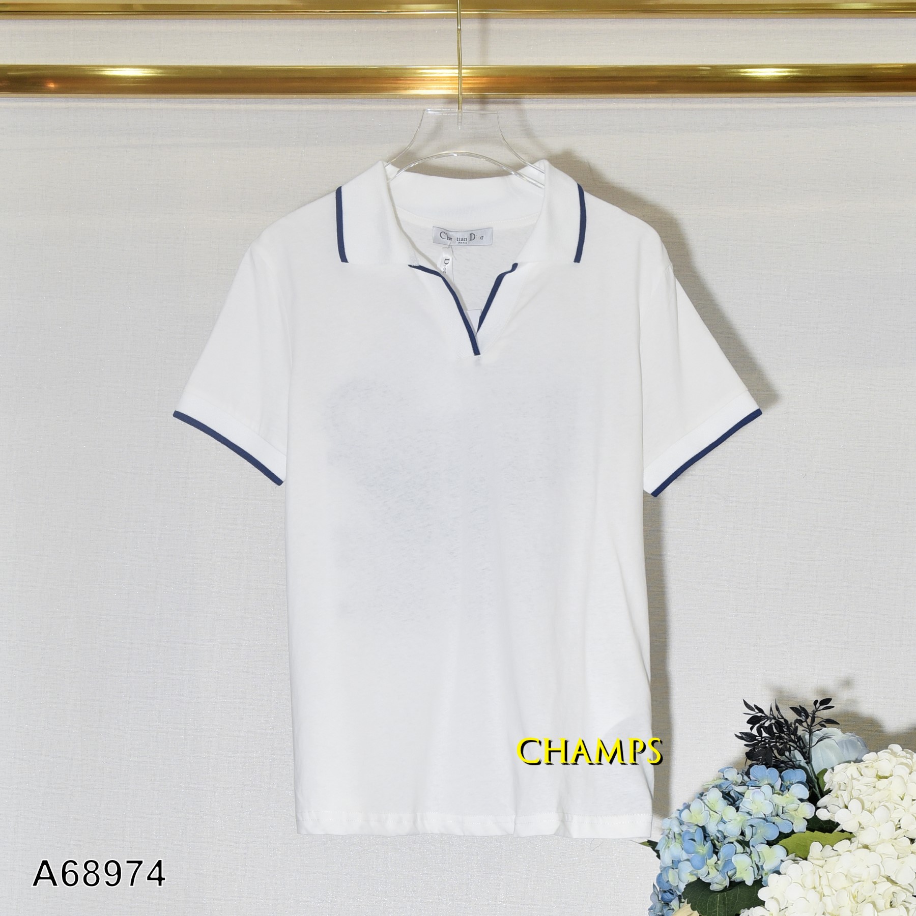 ÁO THUN TRẮNG DIOR XANH 68974