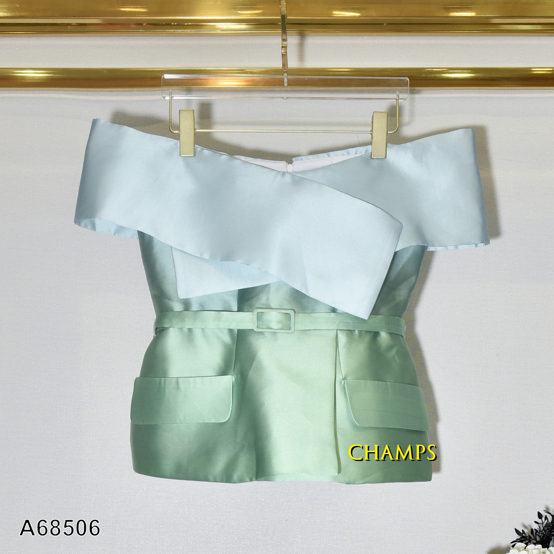 ÁO VAI TRỄ XANH LOANG MÀU VAI TRỄ +DN 68506