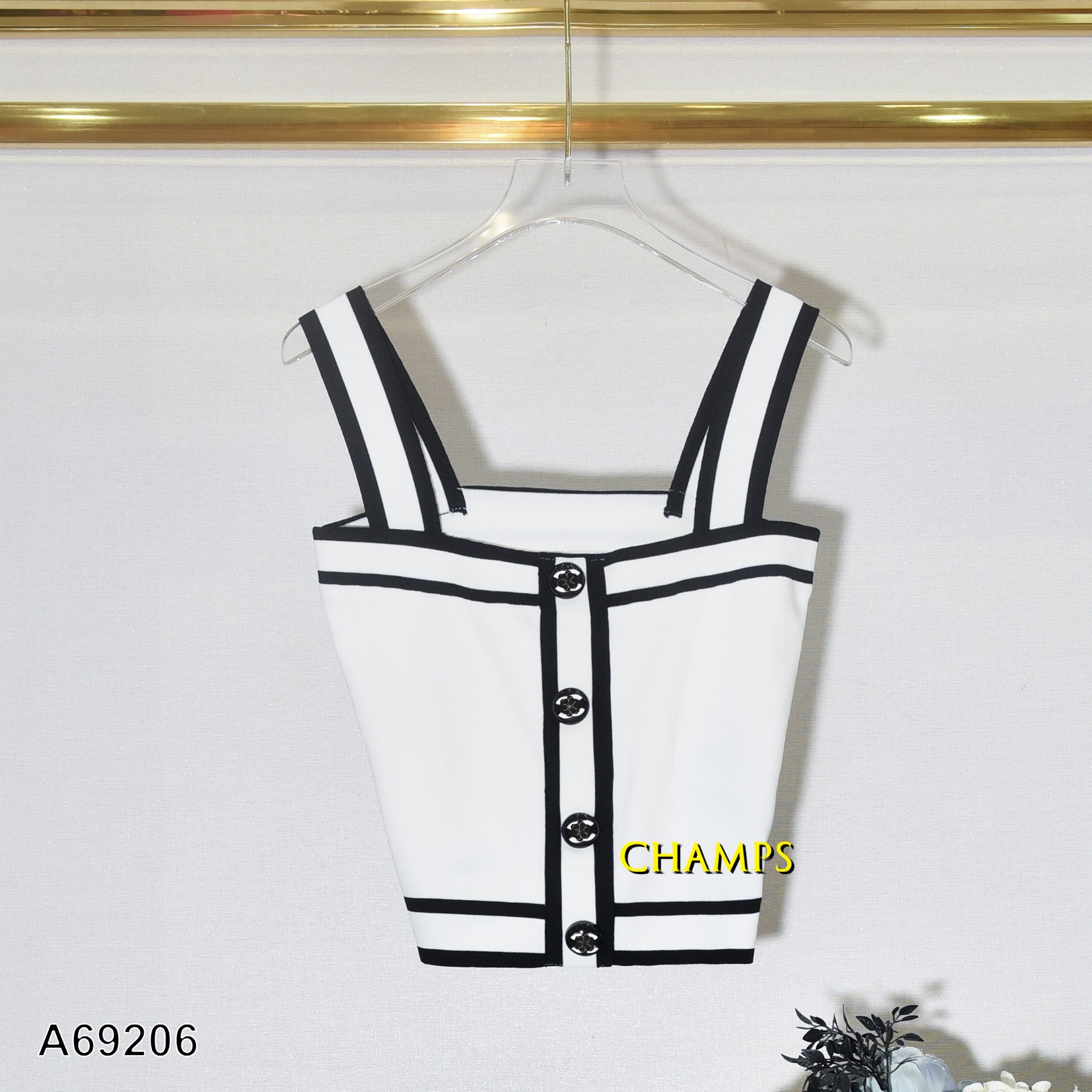 ÁO LEN SÁT NÁCH TRẮNG CHANEL 69206
