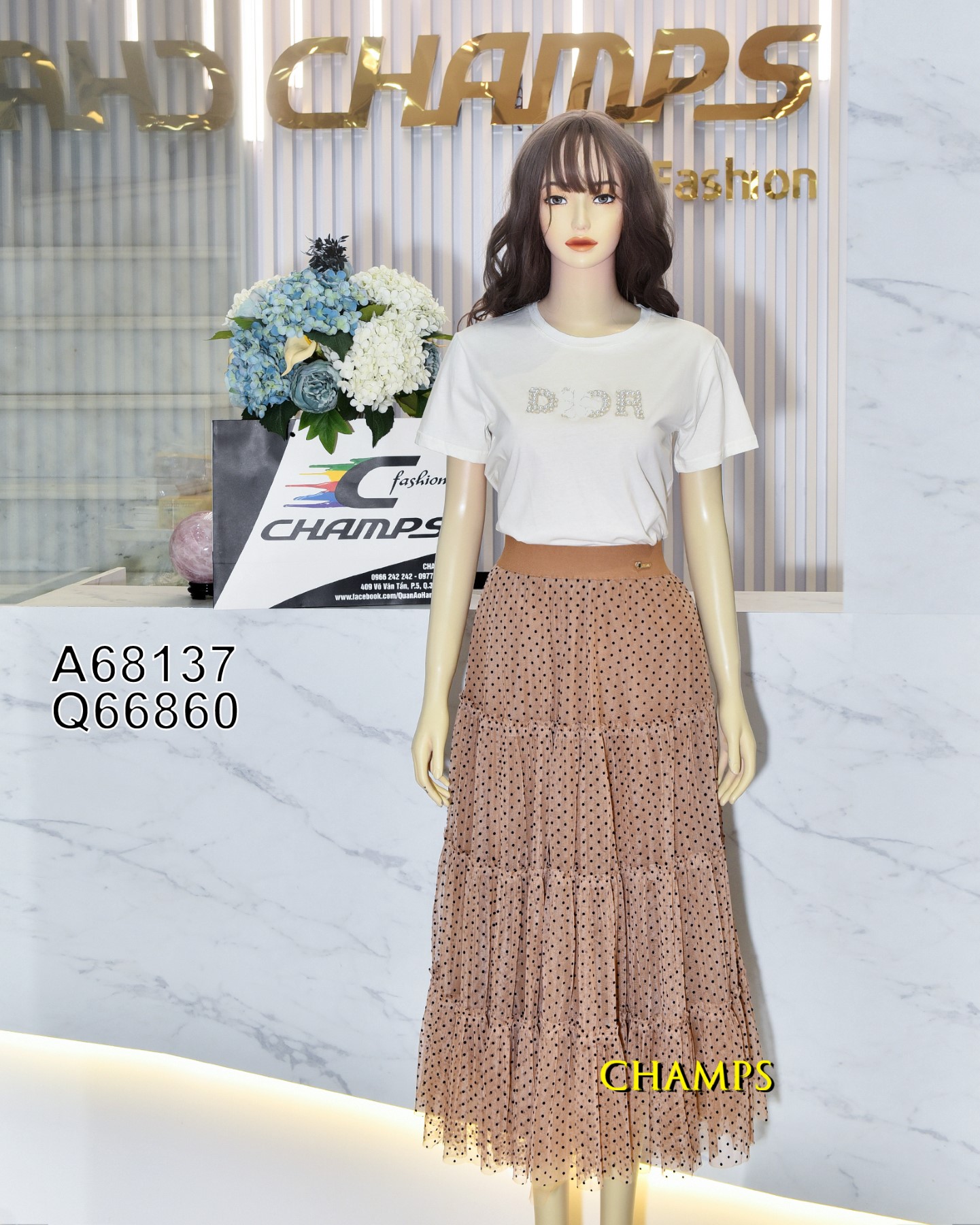 CHÂN VÁY NÂU BI 66860