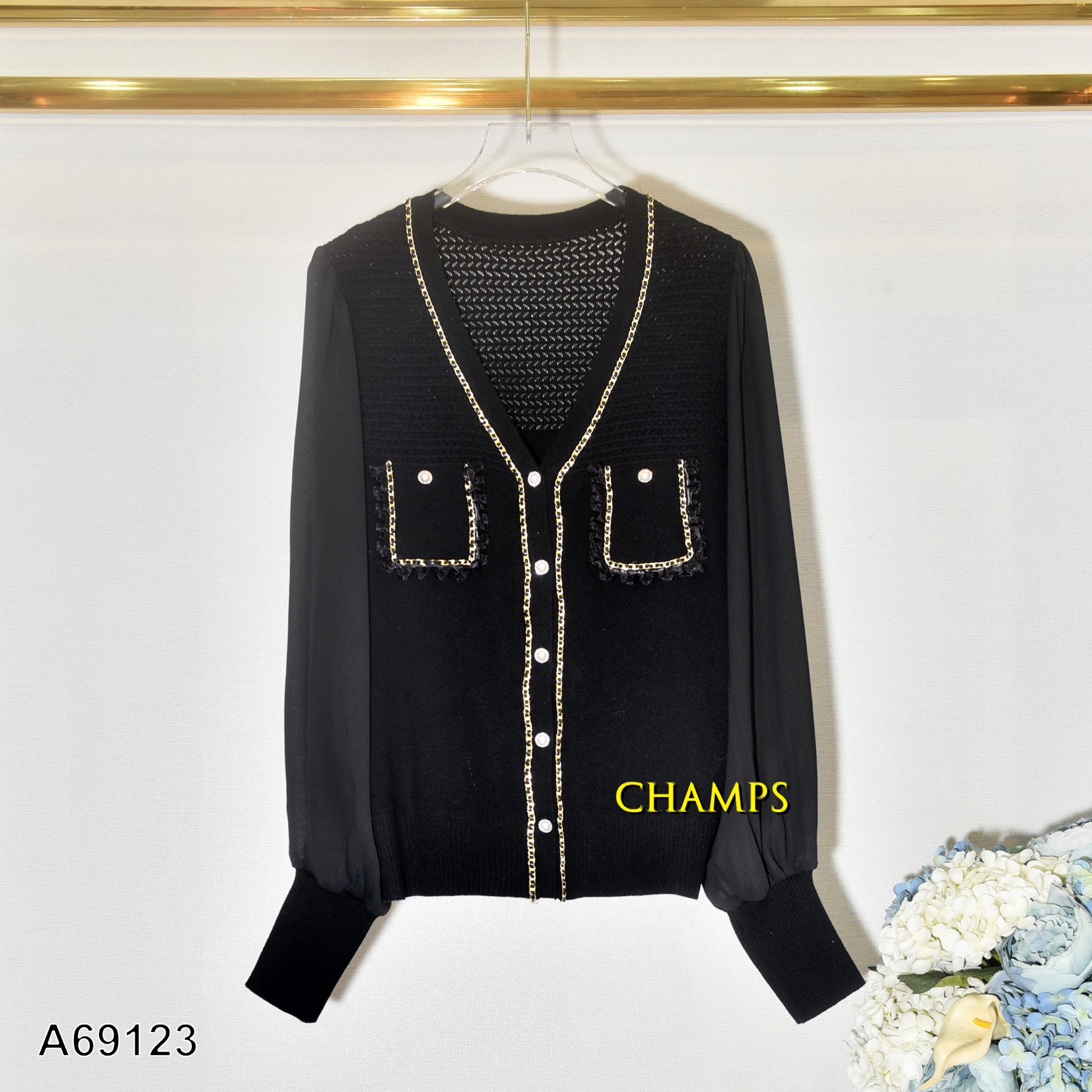 ÁO LEN TAY DÀI XÍCH 69123