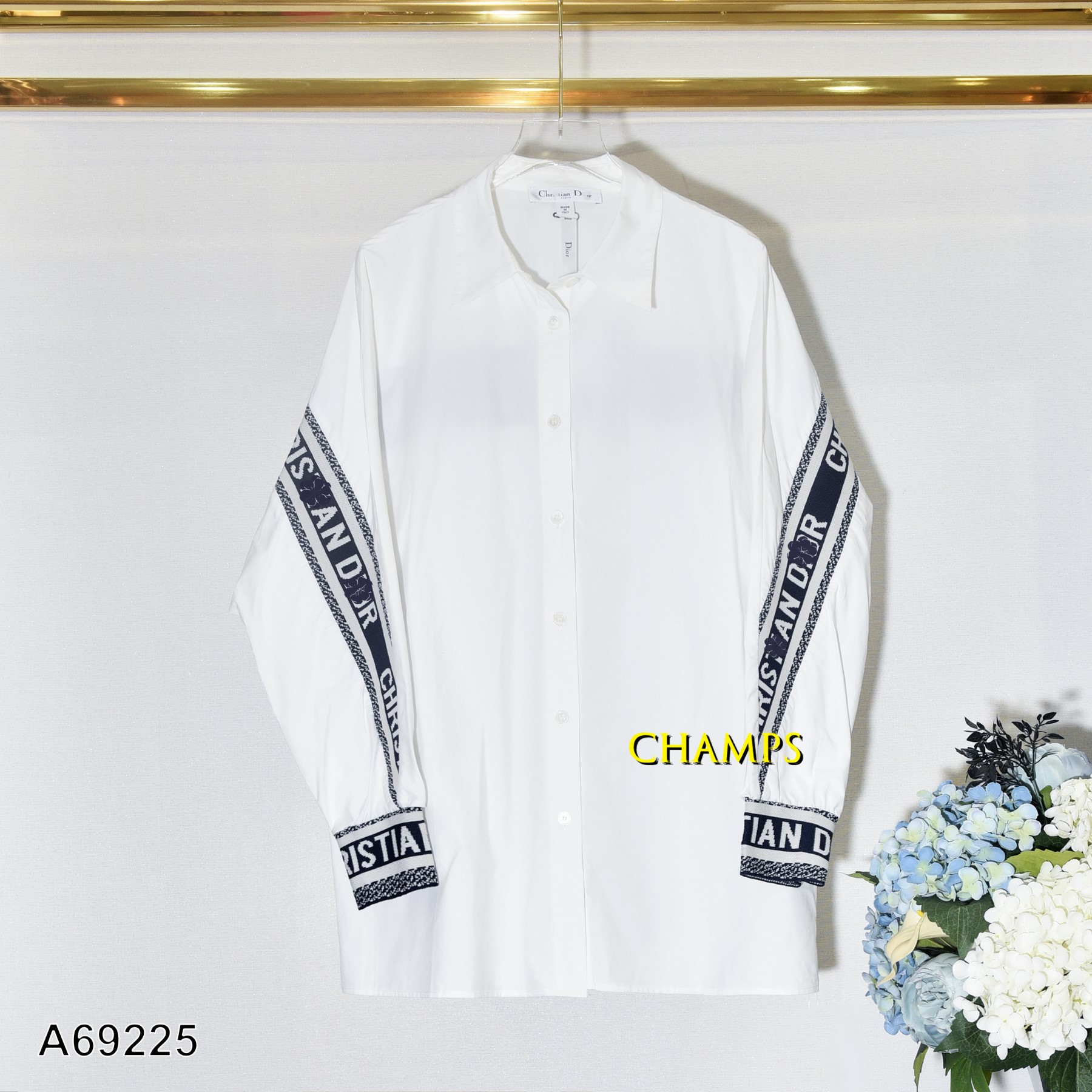 ÁO SƠ MI TRẮNG DIOR VIỀN 69225