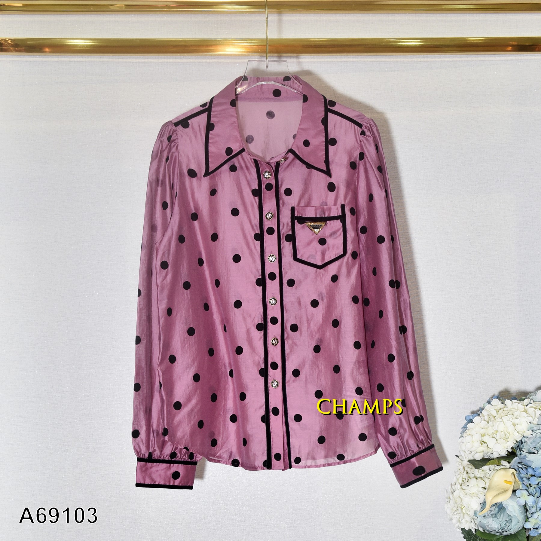 ÁO SƠ MI HỒNG BI 69103