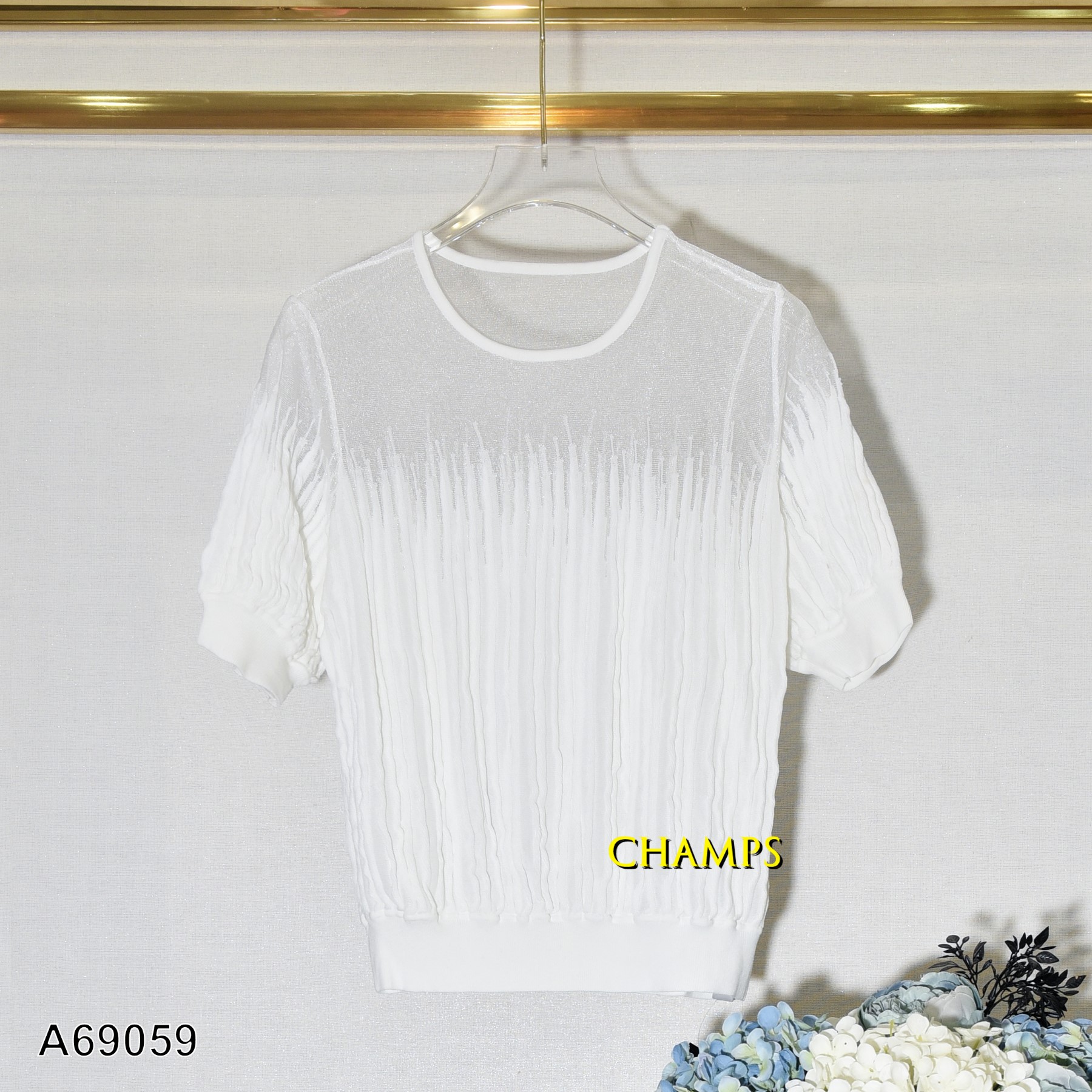 ÁO LEN TRẮNG LƯỚI HÀN QUỐC 69059