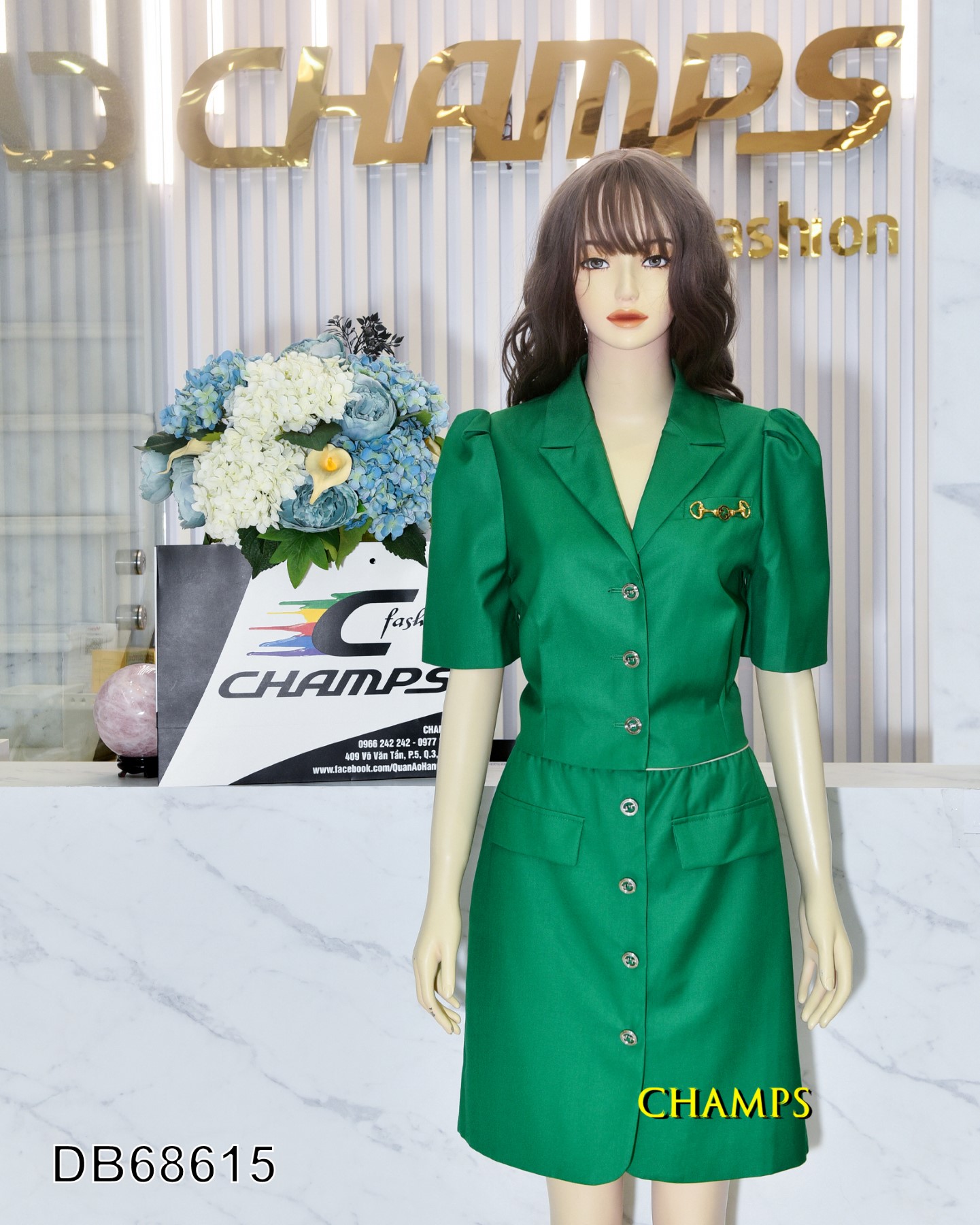 BỘ XANH GUCCI +CV 68615