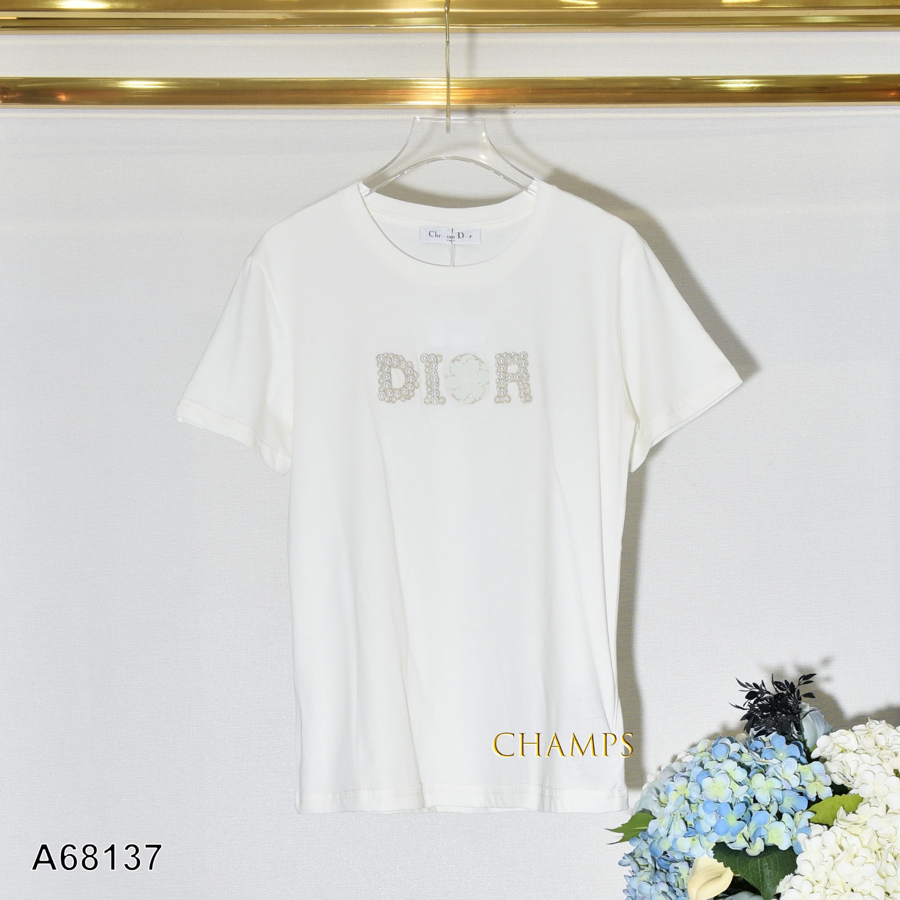 ÁO THUN TRẮNG DIOR 68137