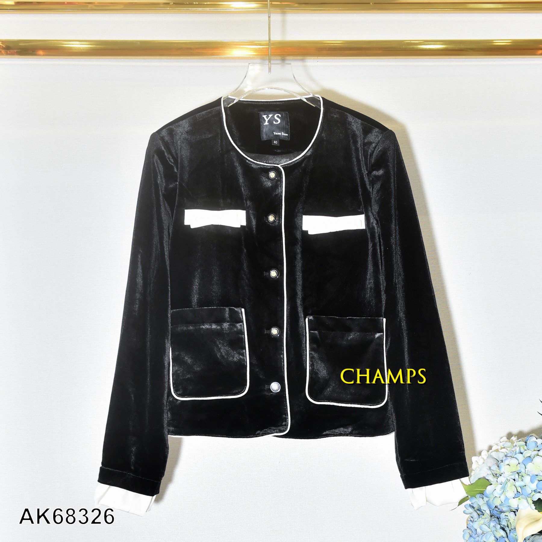 ÁO KHOÁC NHUNG NƠ MIUMIU 68326