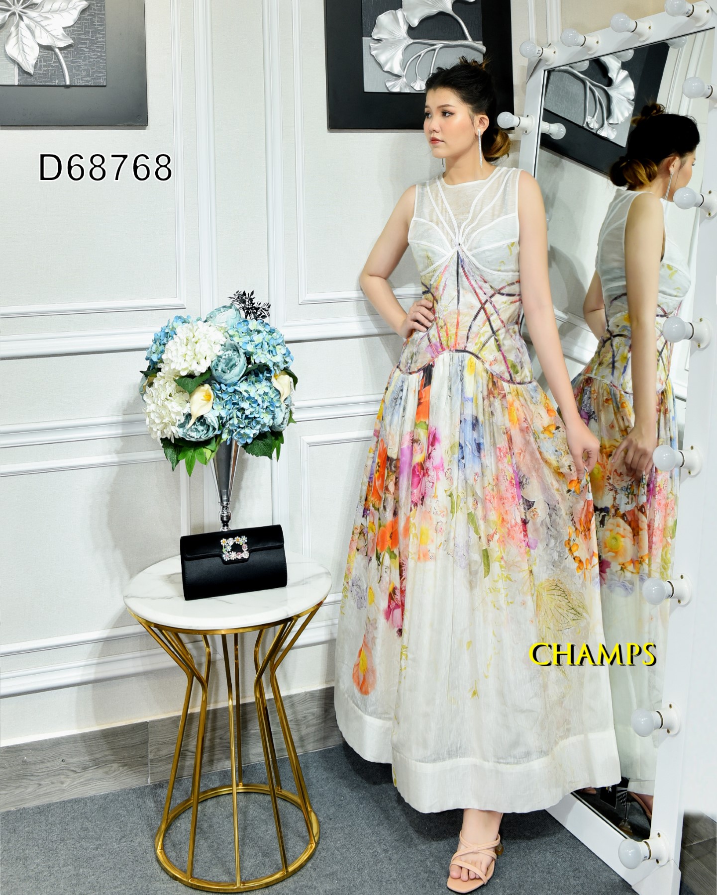 ĐẦM ZIMBERMAN HOA CHÂN 68768