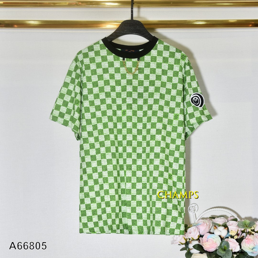 ÁO THUN XANH LV Ô 66805