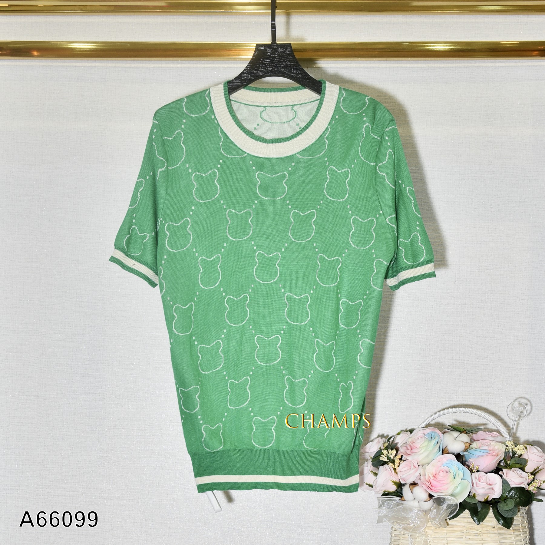 ÁO LEN XANH GẤU 66099