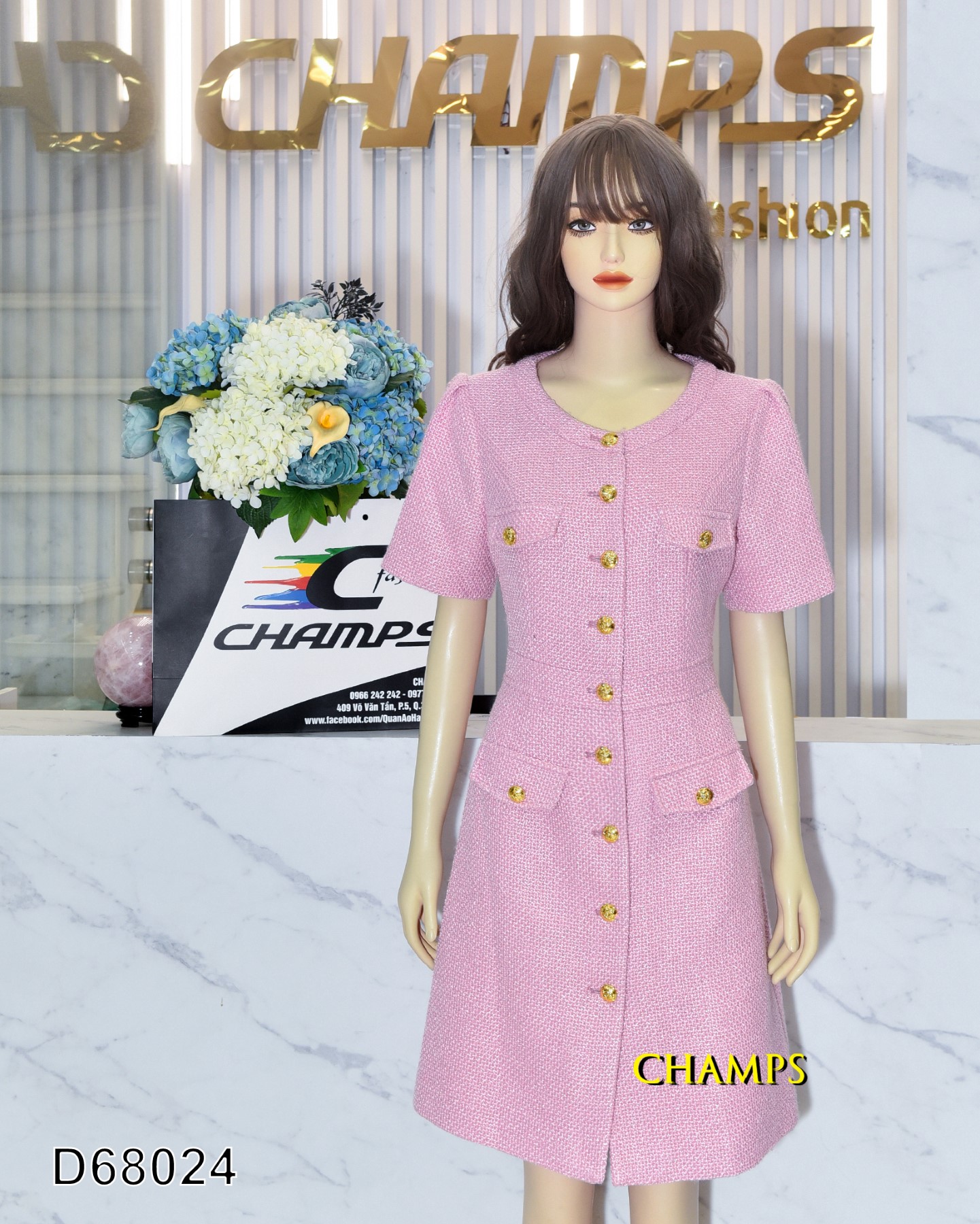 ĐẦM BỐ HỒNG NHŨ 68024