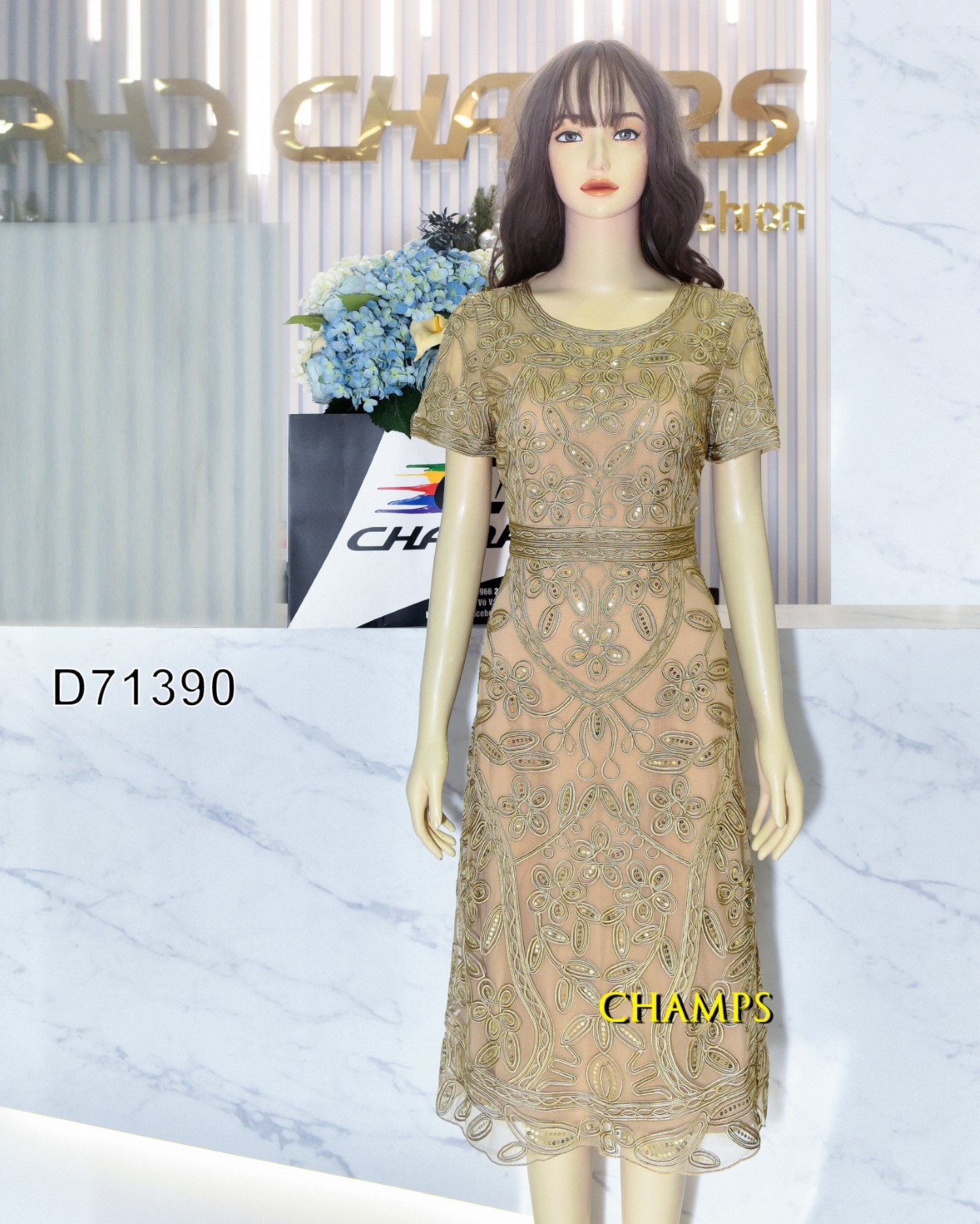 ĐẦM KAREN KUNLING VÀNG NÂU 71390