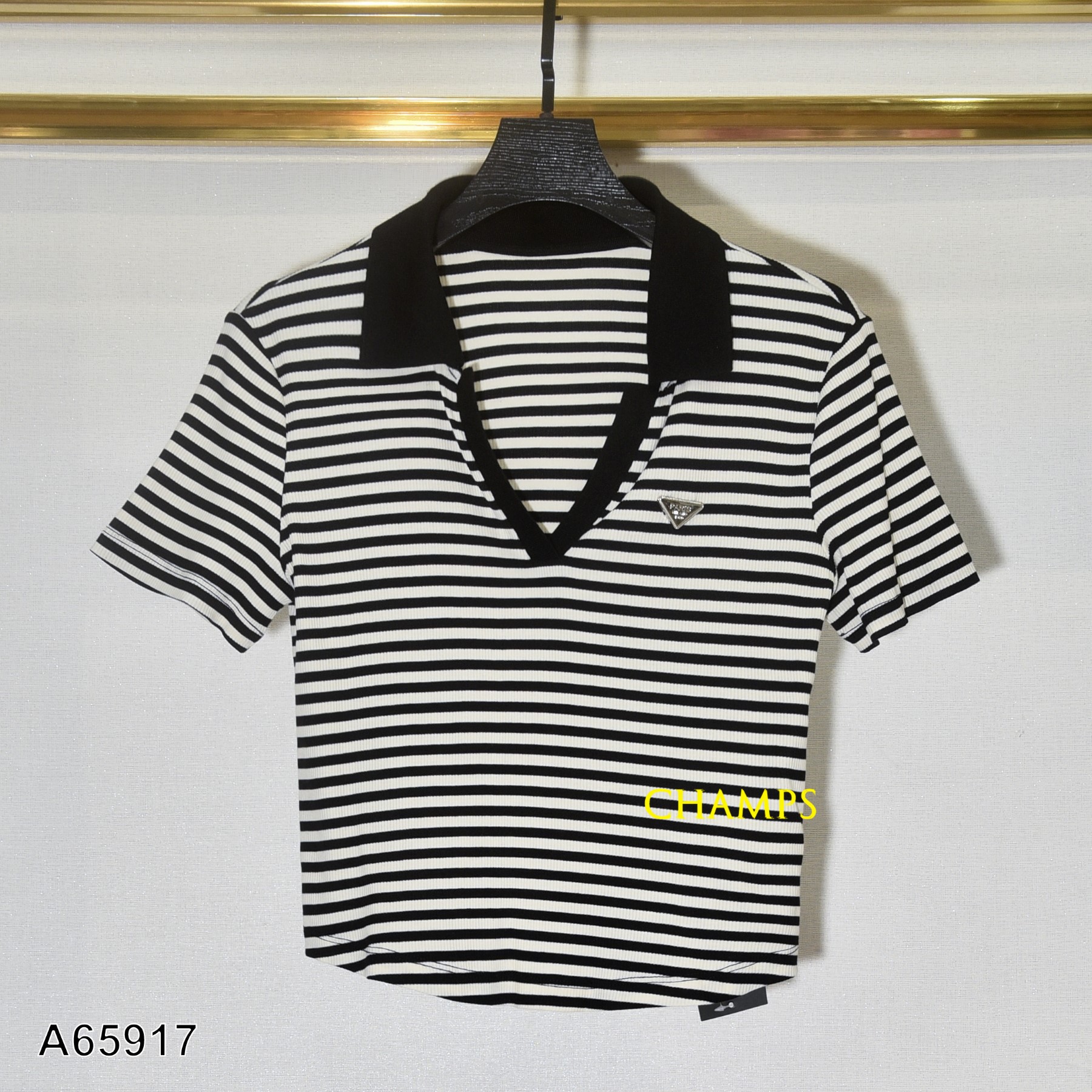 ÁO THUN LỬNG KẺ PRADA 65917