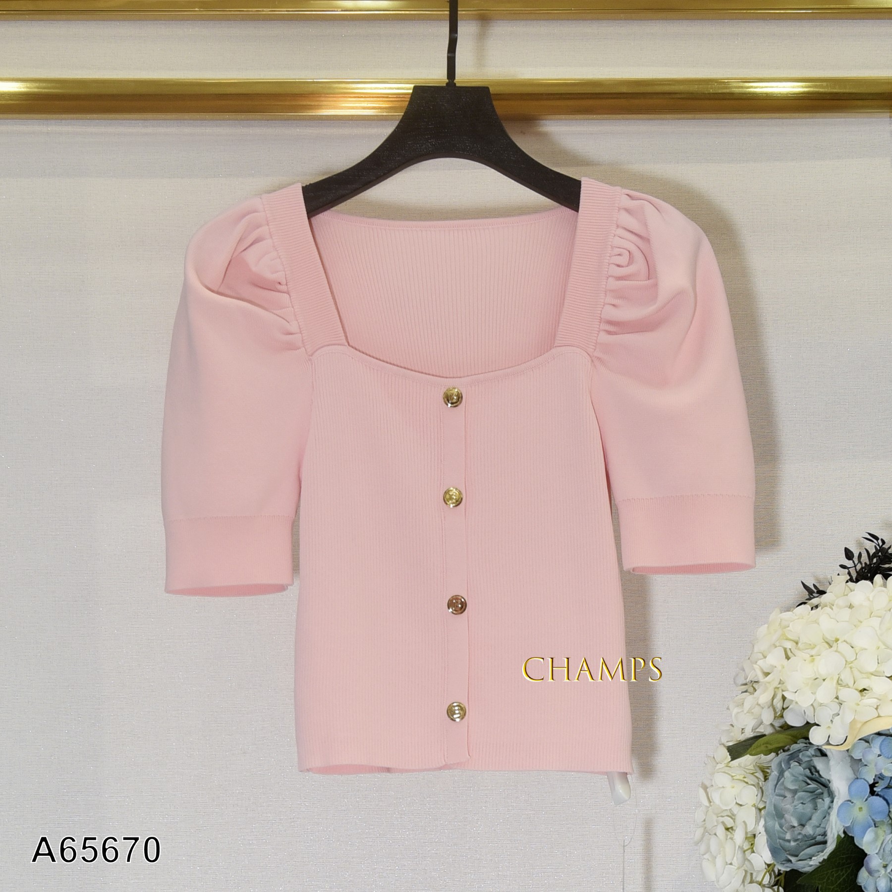 ÁO LEN HỒNG B 65670