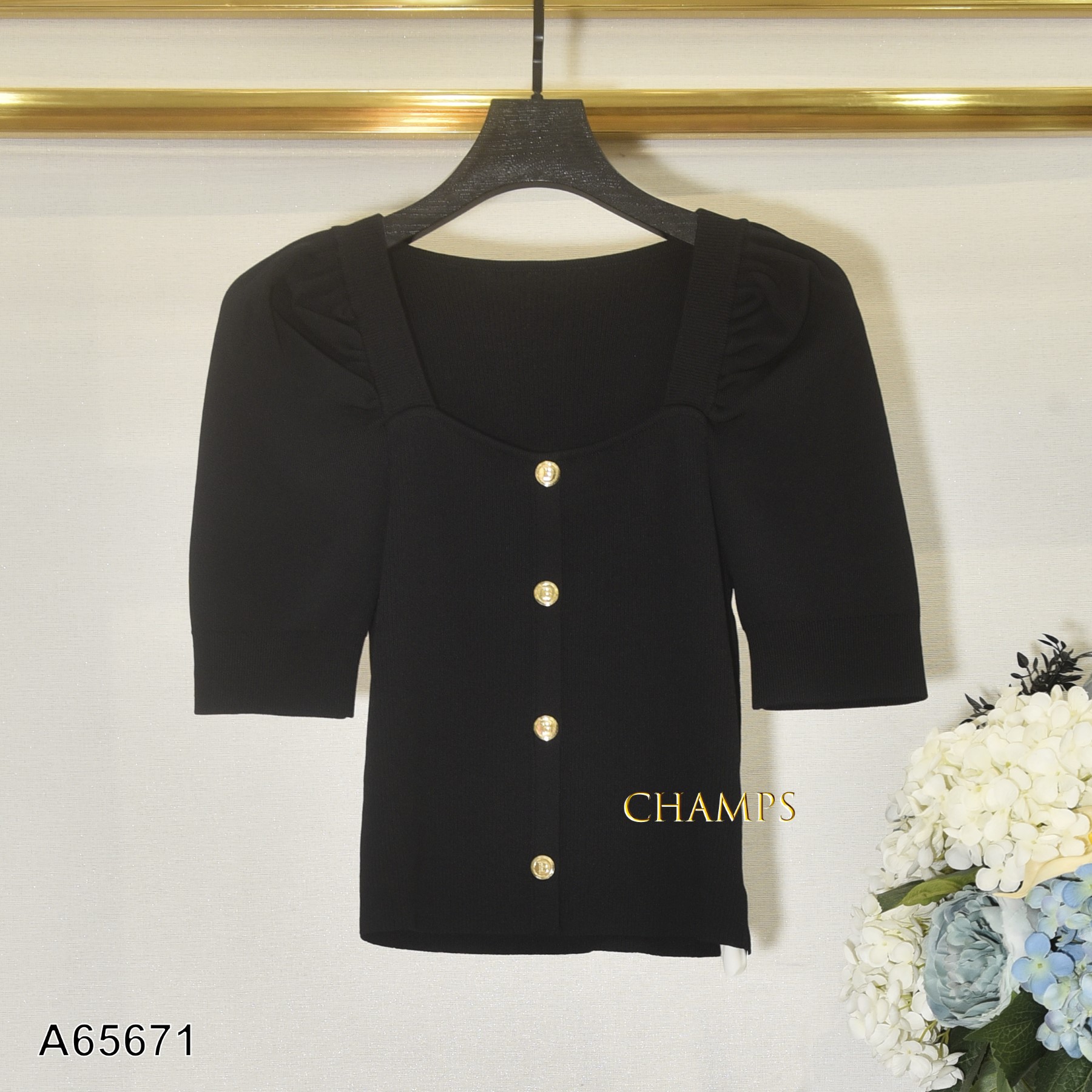 ÁO LEN ĐEN B 65671