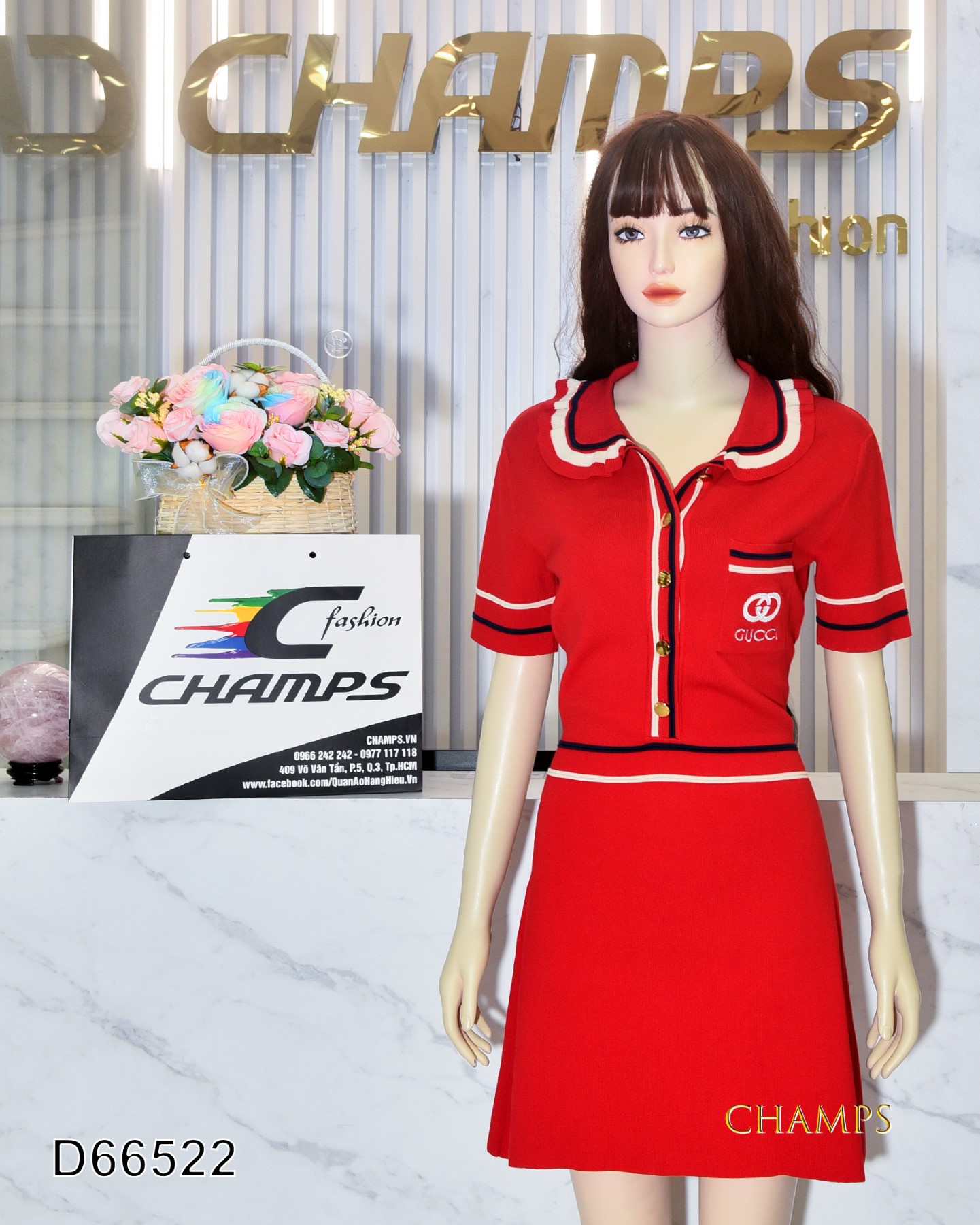 ĐẦM LEN GUCCI 66522