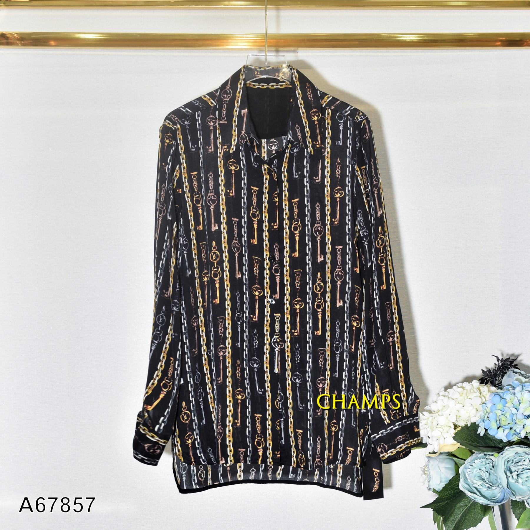 ÁO LỤA GUCCI ĐEN 67857