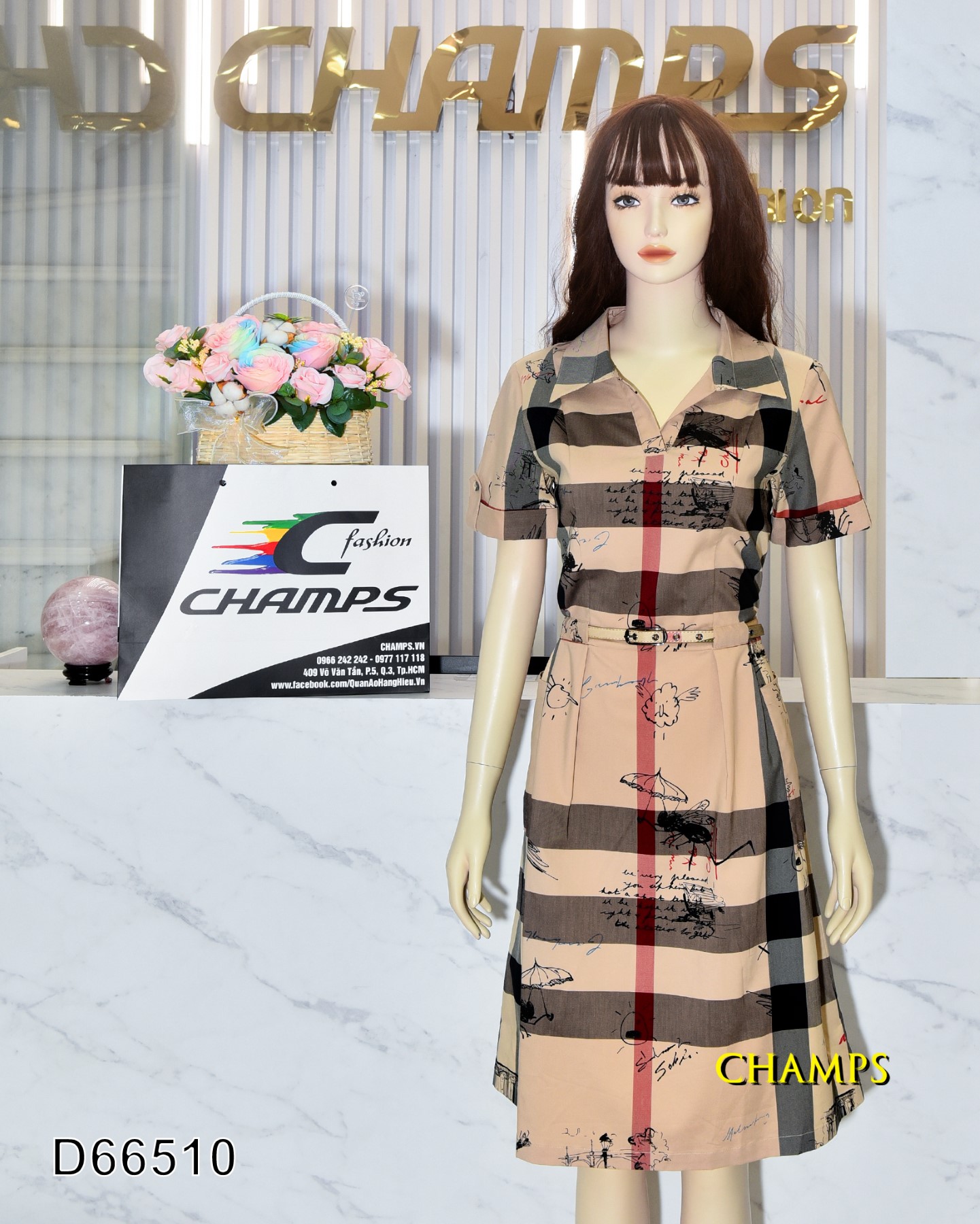 ĐẦM SƠ MI BBR +DN 66510