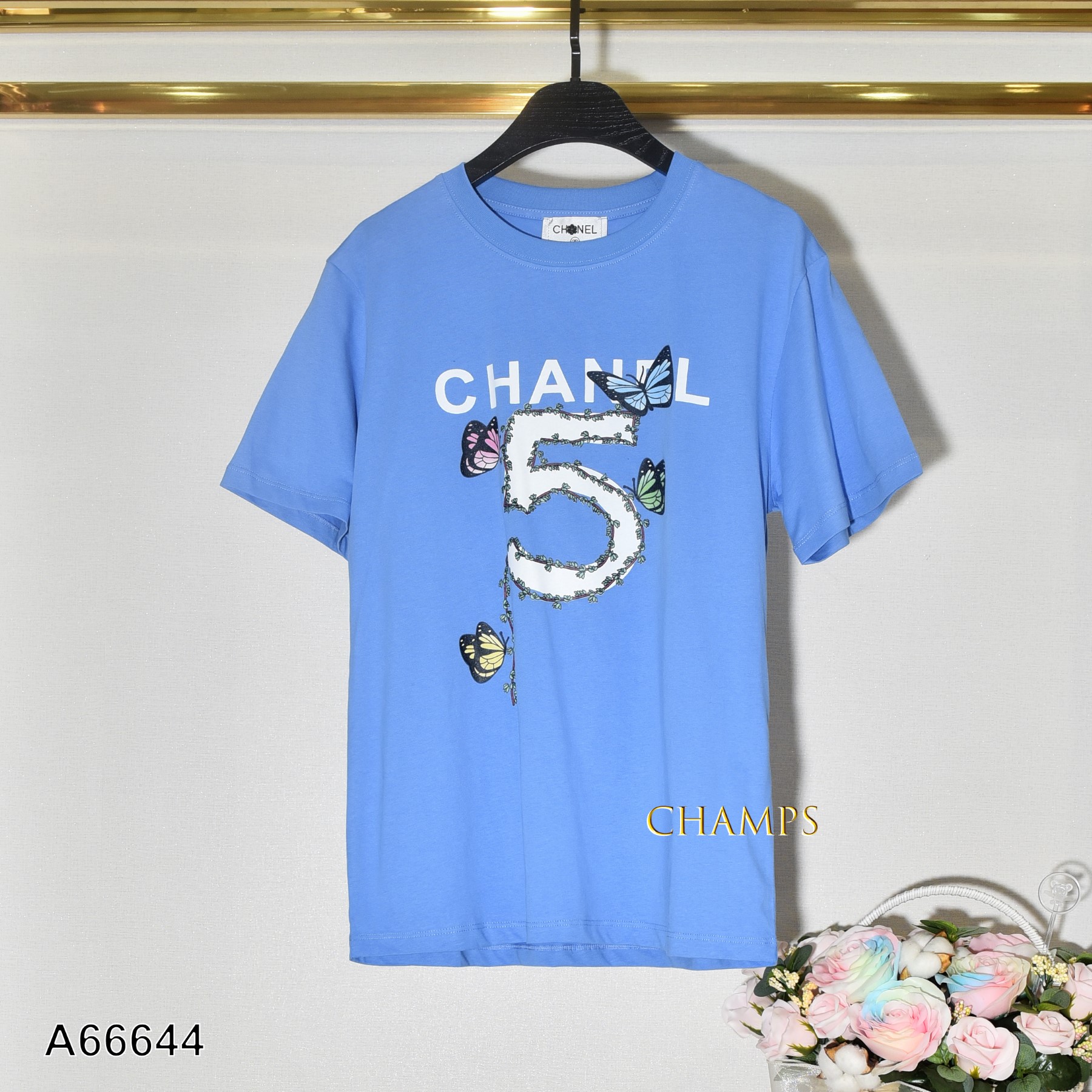 ÁO THUN XANH BƯỚM 66644