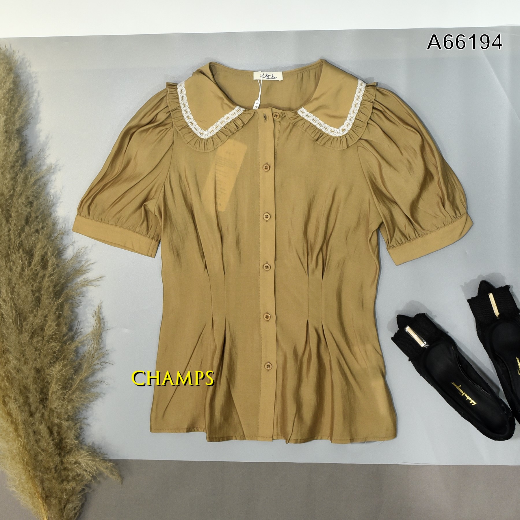 ÁO LỤA NÂU 66194