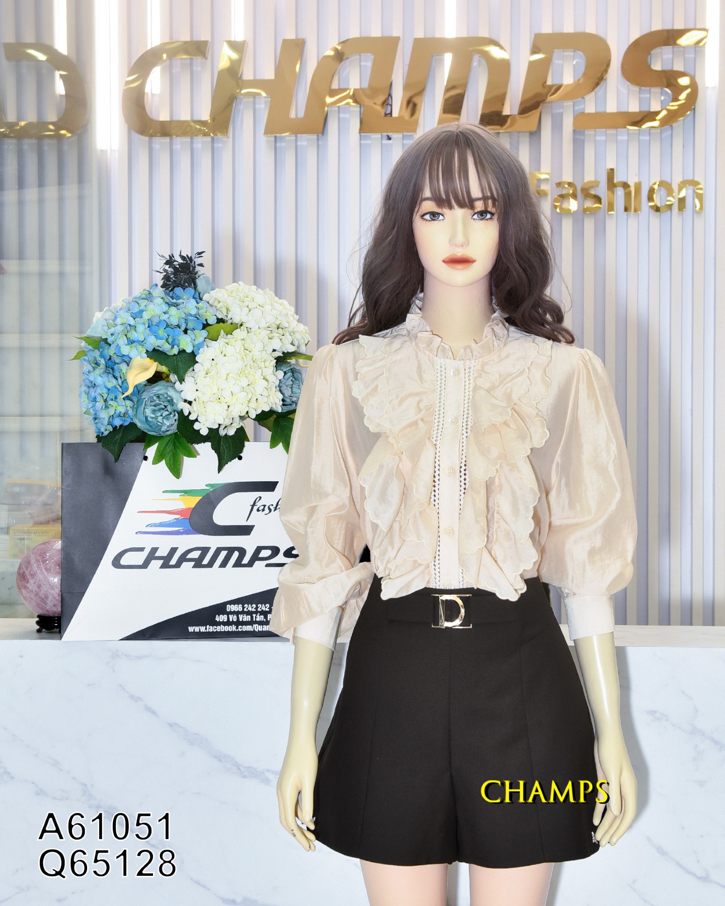 QUẦN SHORT KHÓA D 65128