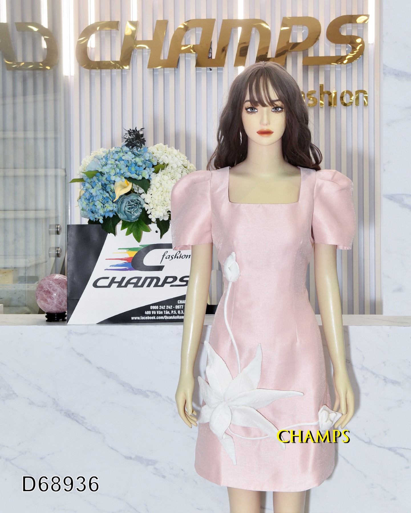 ĐẦM HỒNG HOA NỔI HTK 68936