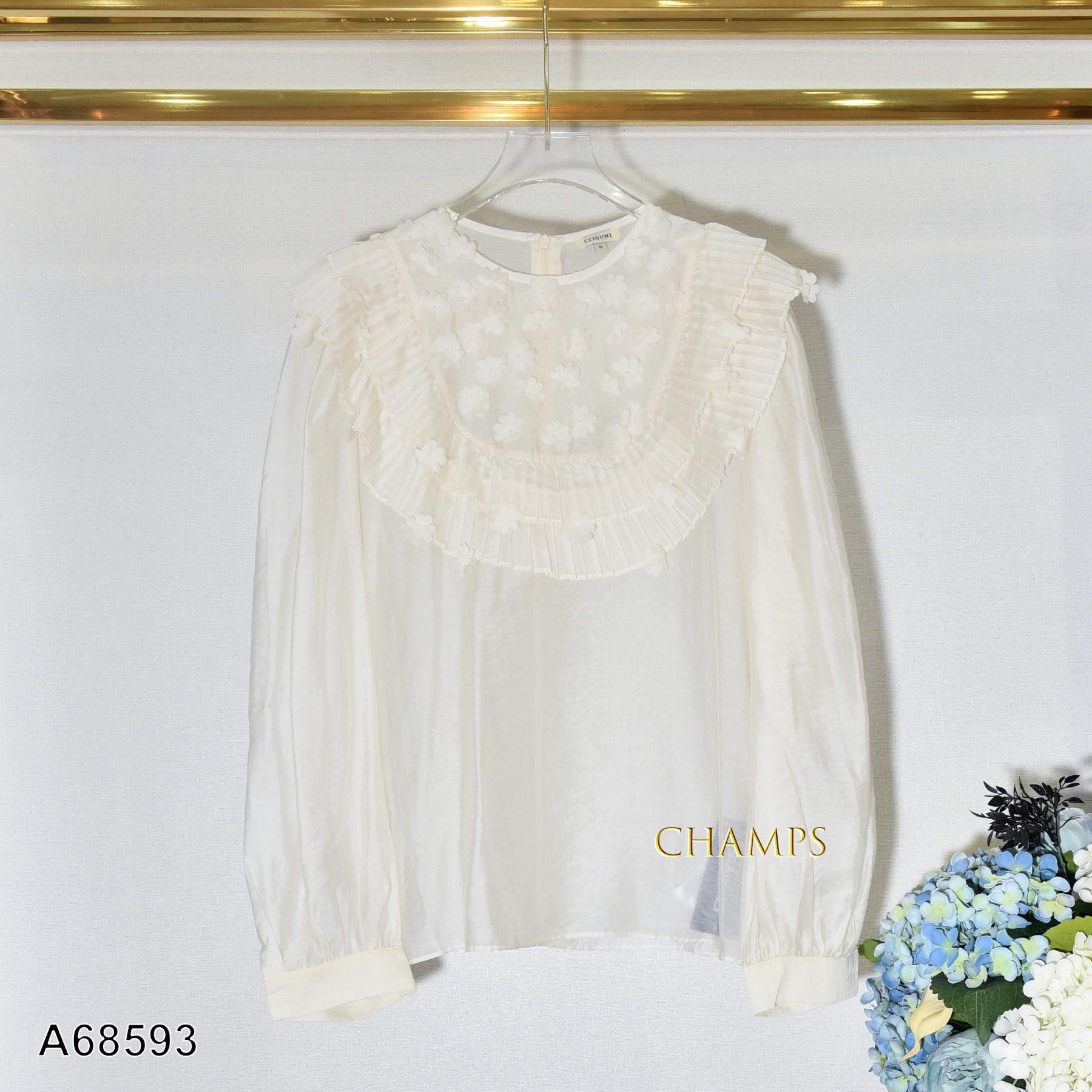 ÁO TƠ KEM ĐÍNH HOA +LÓT 68593