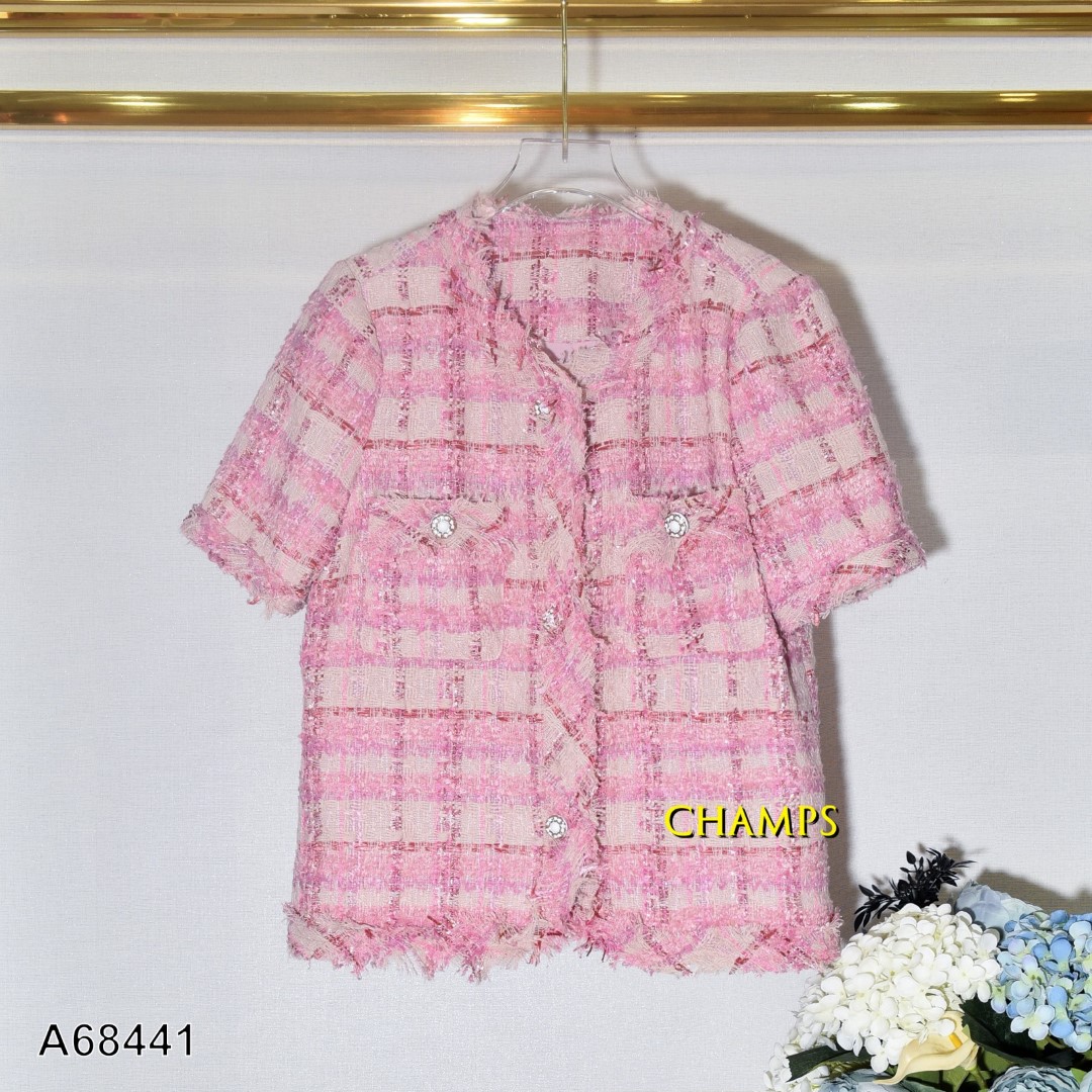 ÁO DẠ HỒNG CHANEL 68441
