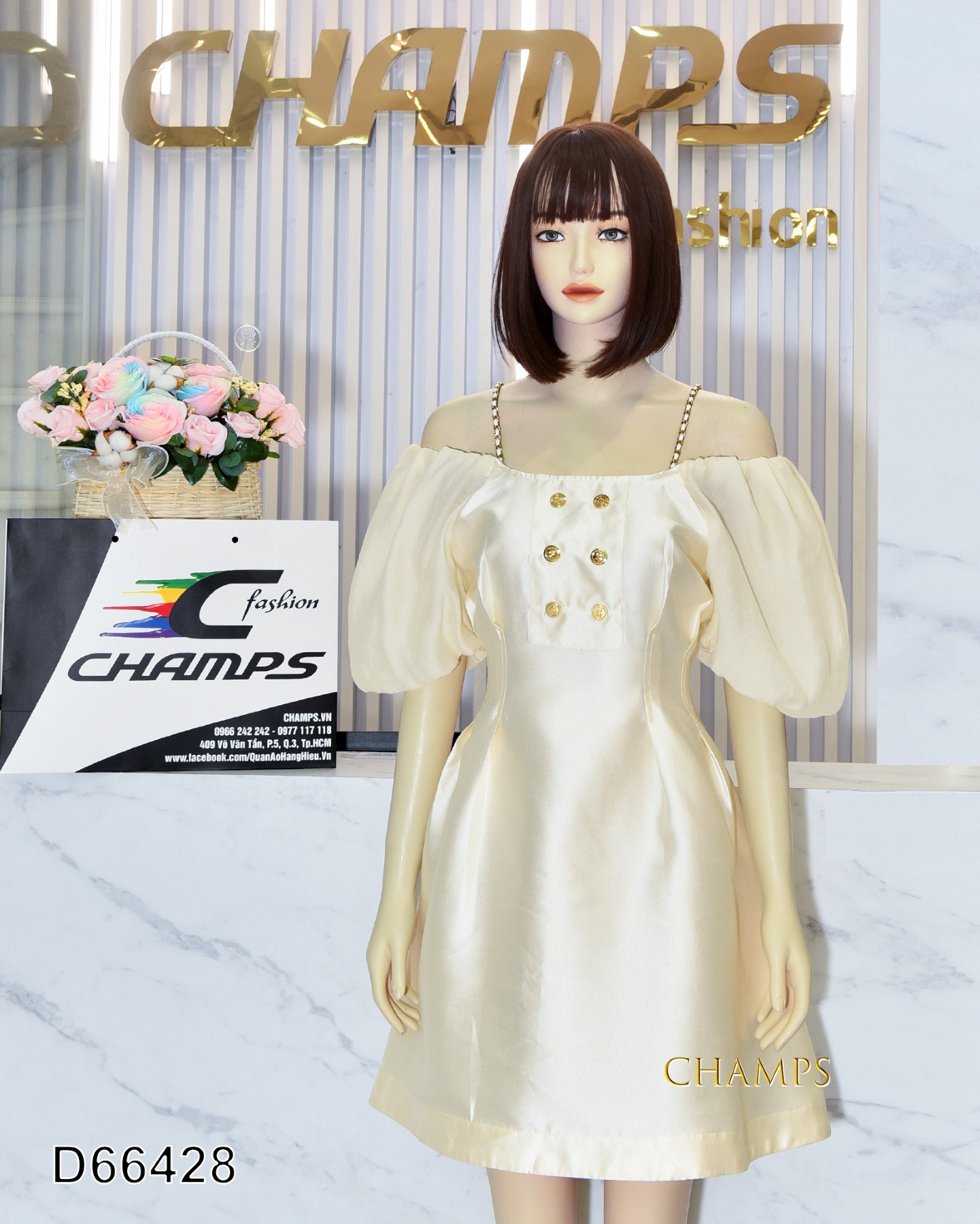 ĐẦM KEM LỤA 66428