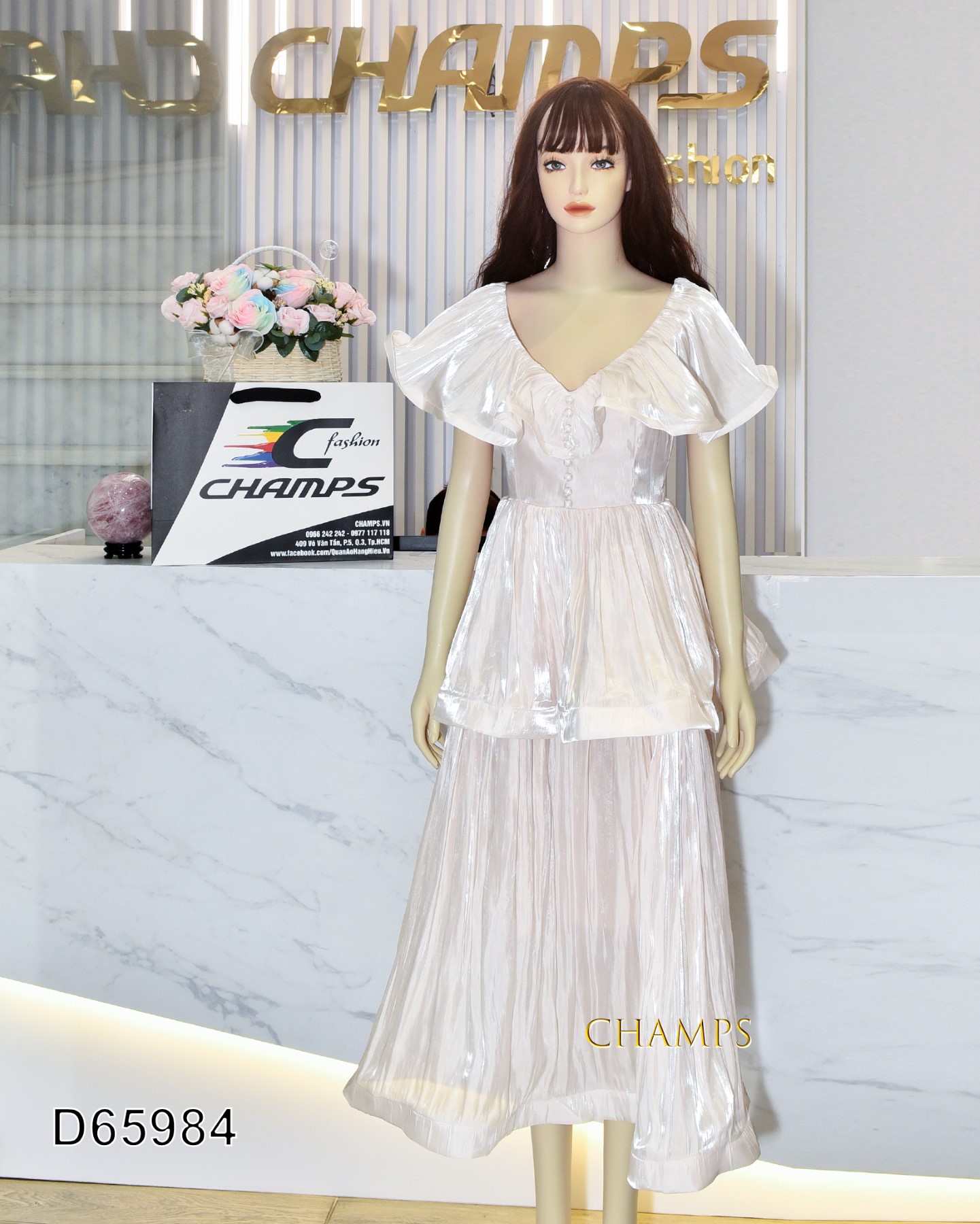 ĐẦM TƠ KEM 65984