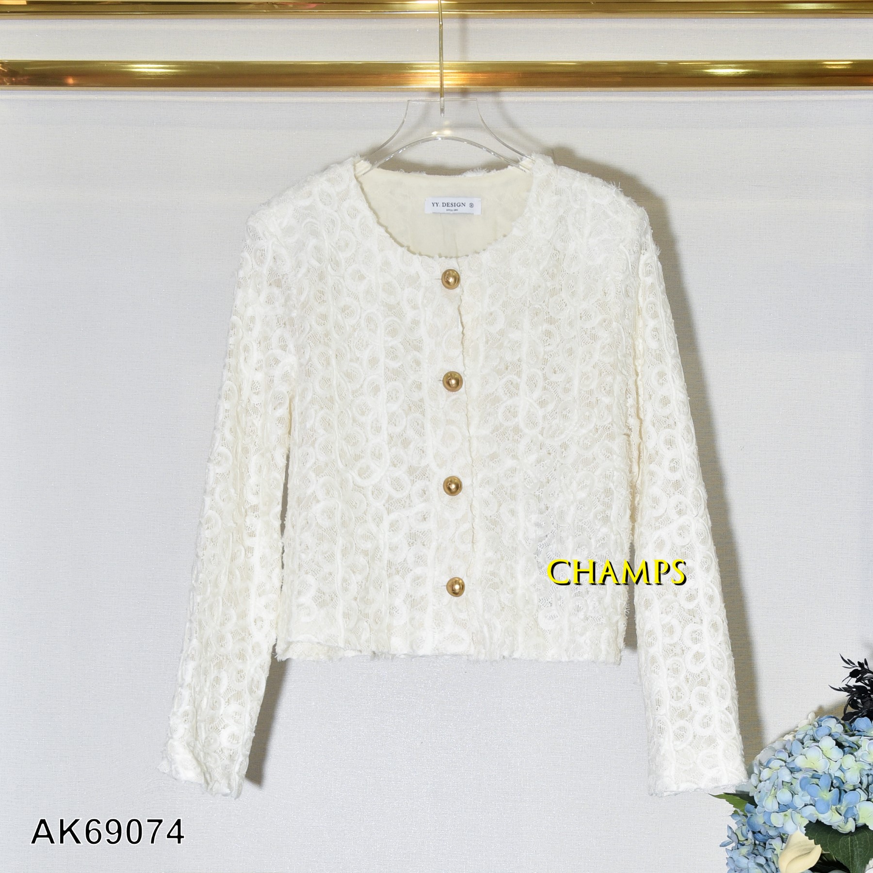 ÁO KHOÁC KEM REN NỔI 69074