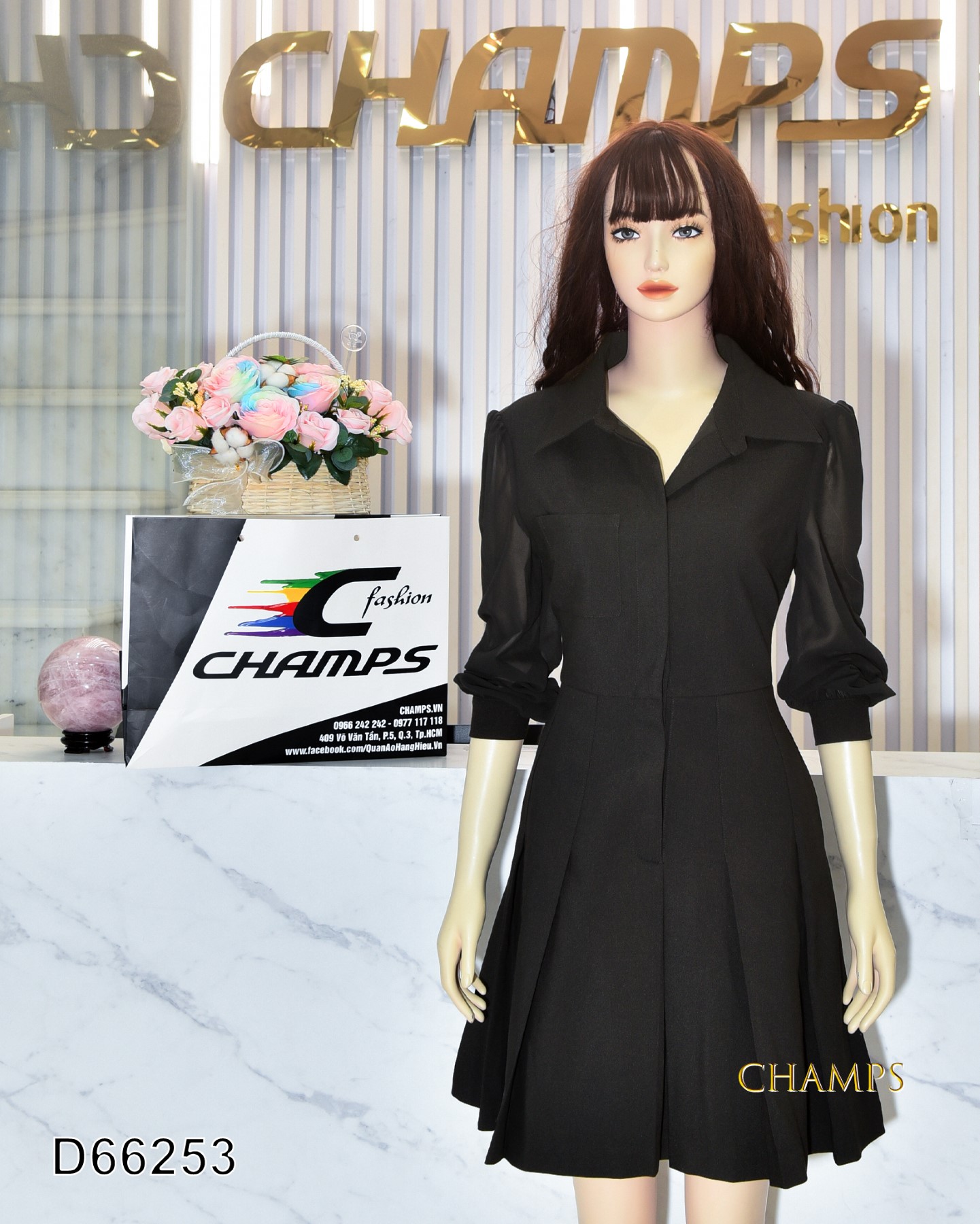 ĐẦM FENDI BÈO LỤA 66253