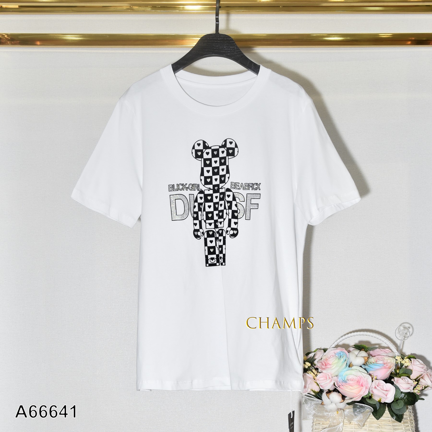 ÁO THUN TRẮNG GẤU 66641