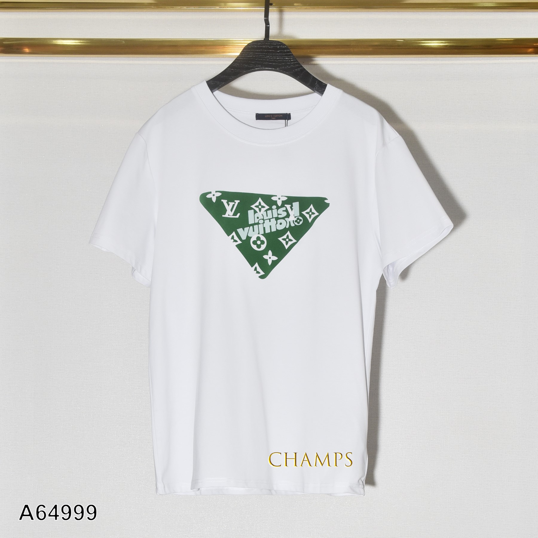 ÁO THUN TRẮNG LV XANH NHUNG XANH 64999