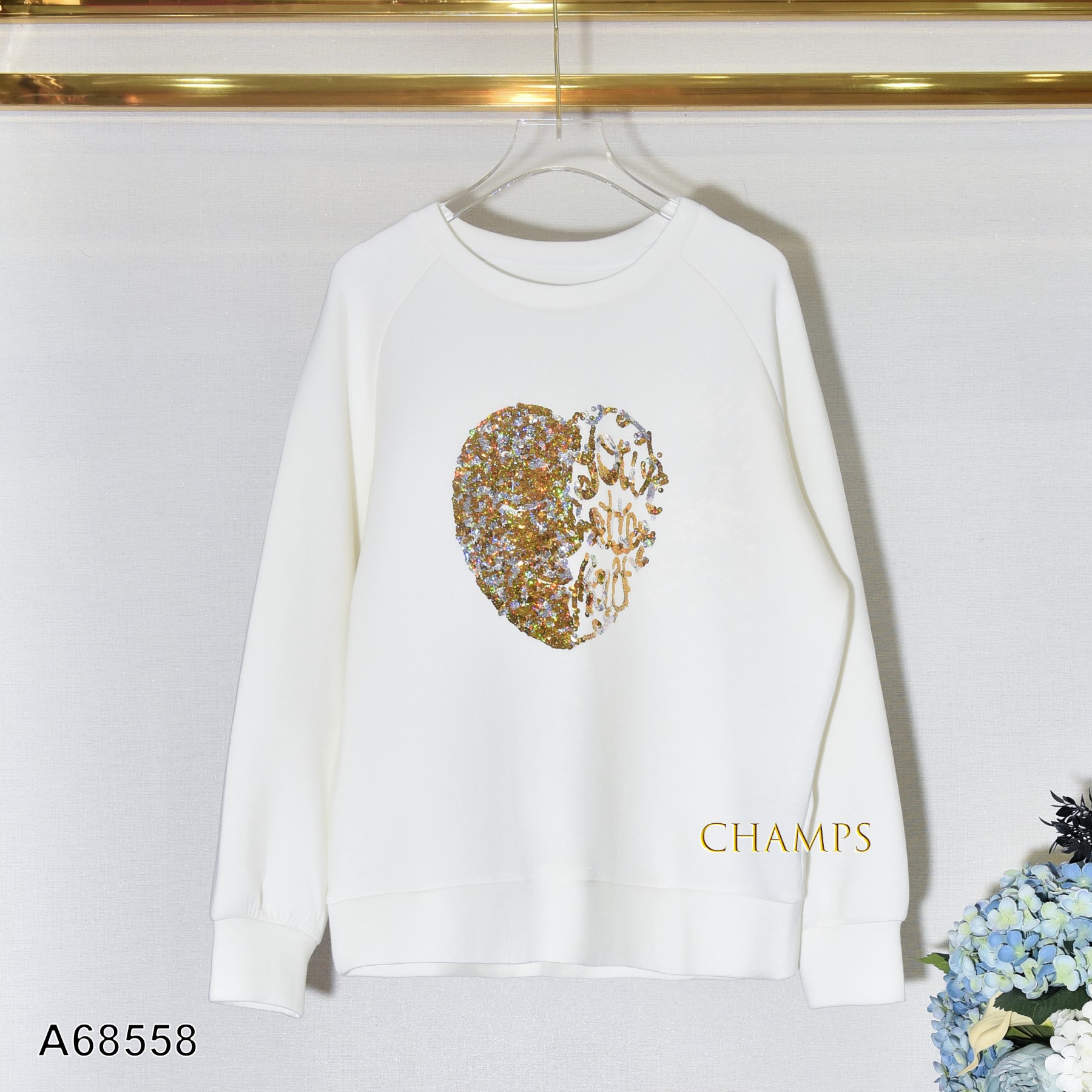 ÁO XỐP TRẮNG HÌNH CƯỜM 68558